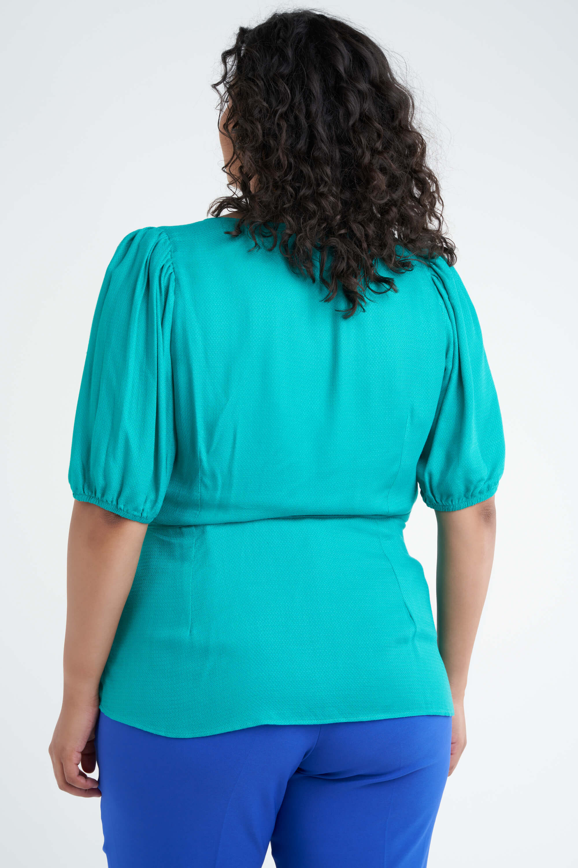 Wickelbluse mit Puff&auml;rmeln  image number 4