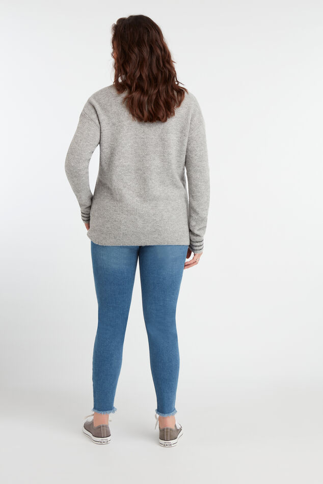 Super-skinny CHERRY mit Gürtel image number 5