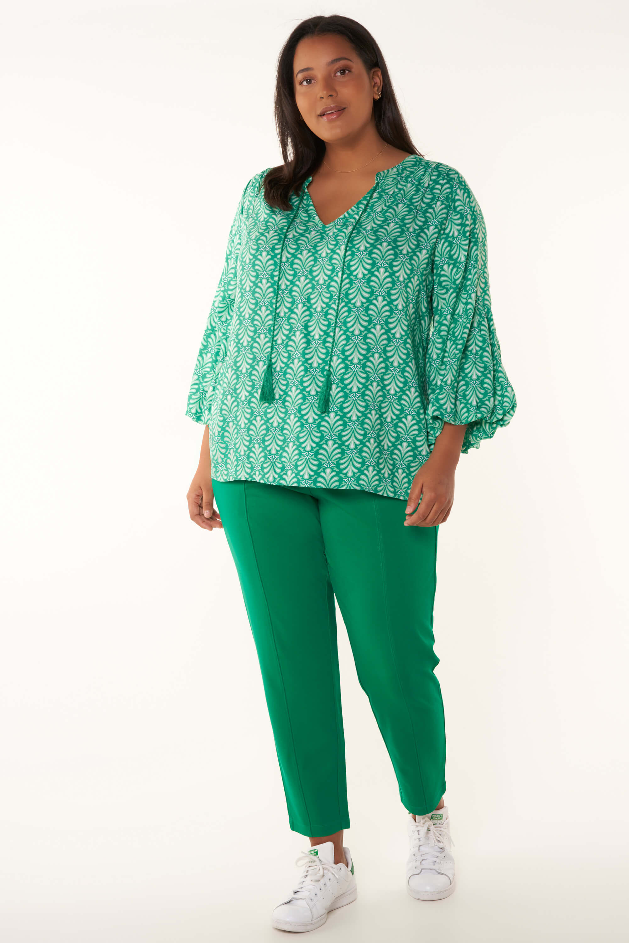 Bluse mit Print image number 5