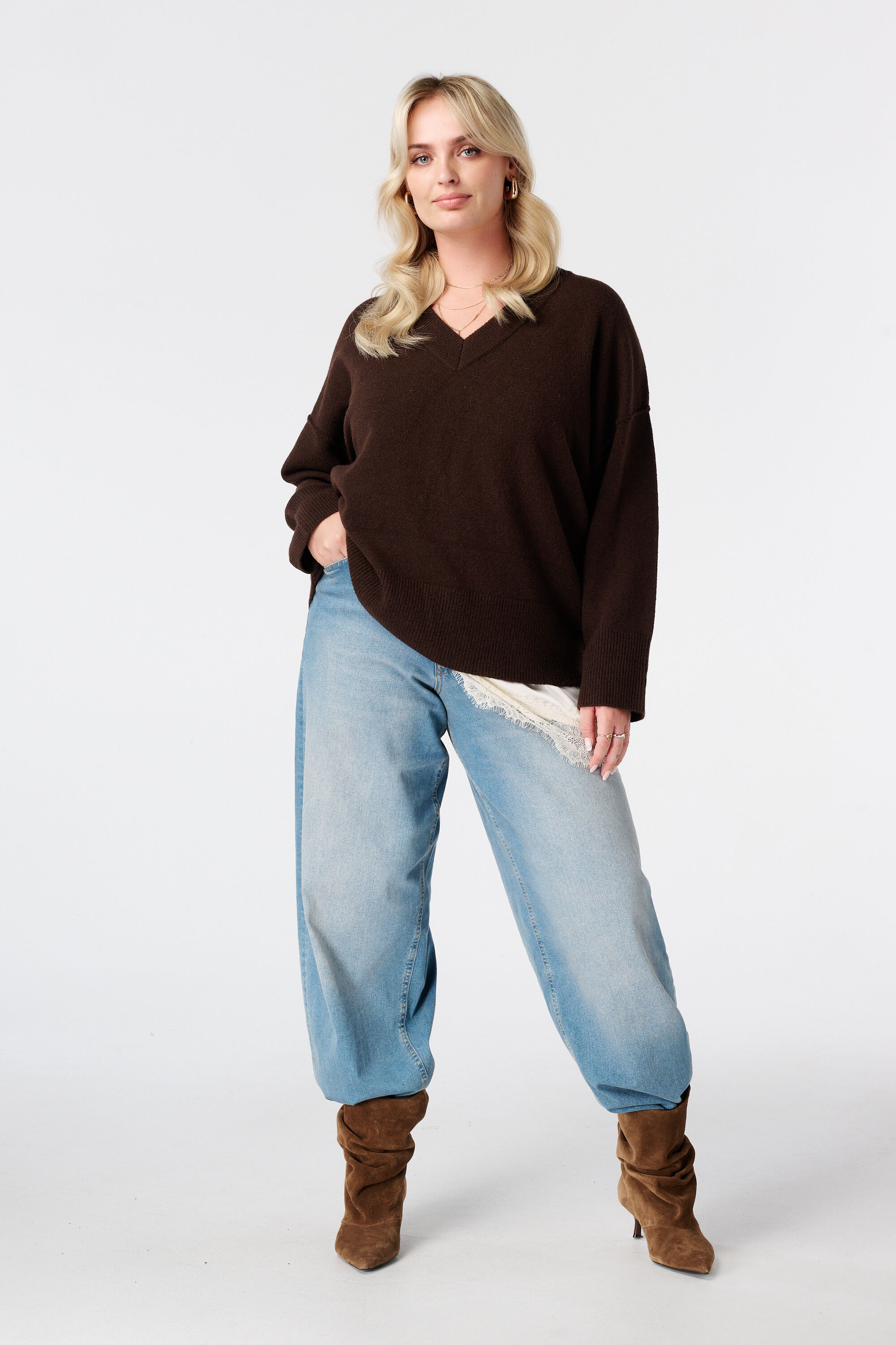 Pullover mit V Ausschnitt image number 5