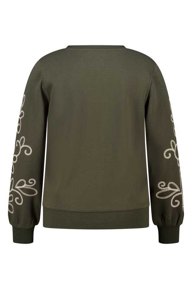 Pullover mit Stickdetails image number 2