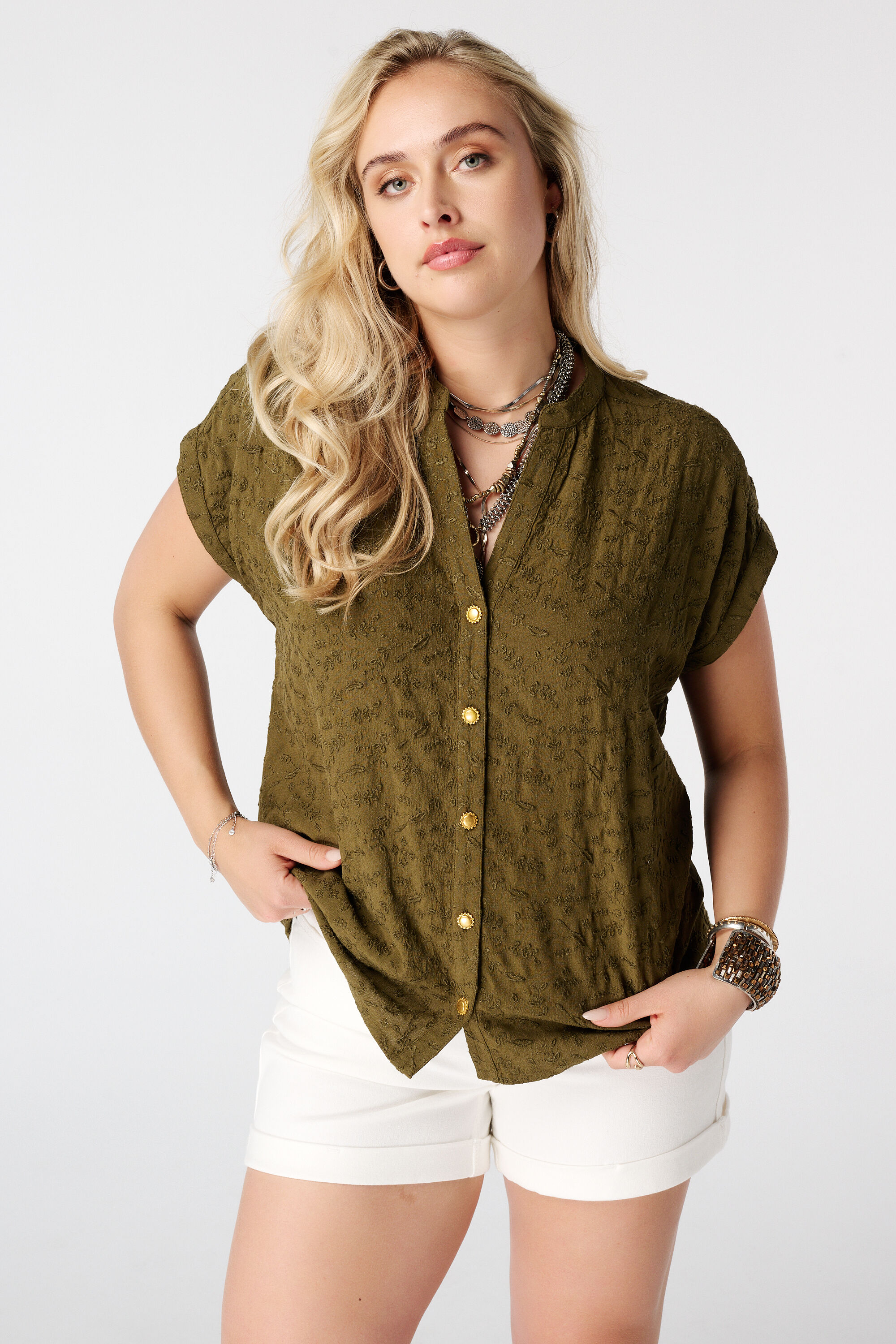 Bluse mit Spitze image number 0