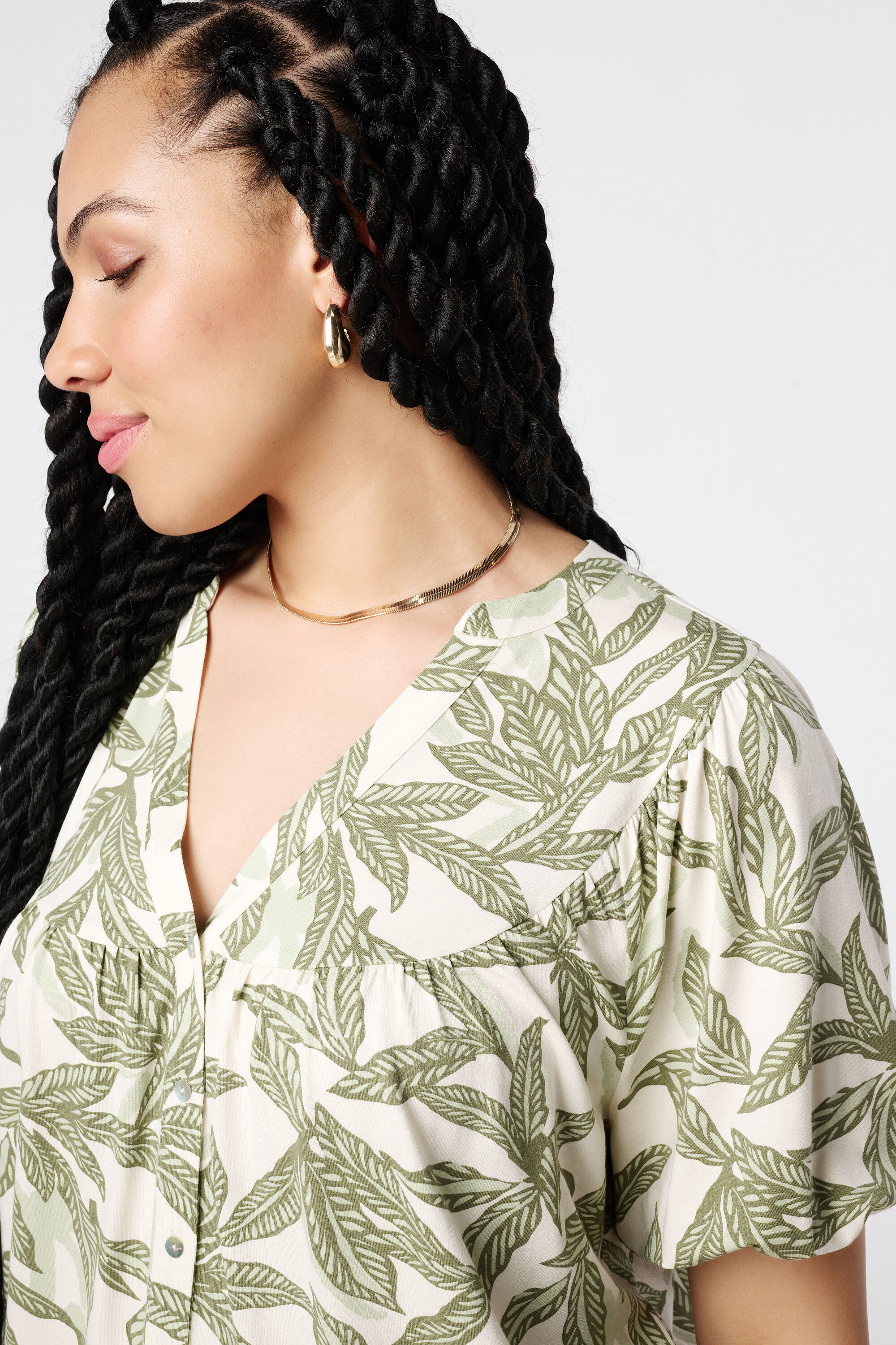 Luftiges Oberteil mit Print image number 4