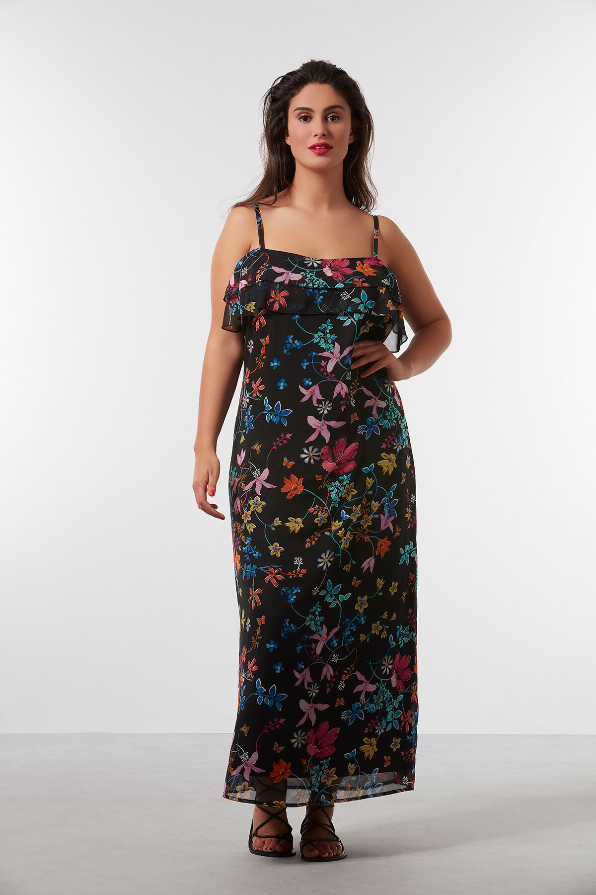 Kleid mit Blumen-Print image number 3