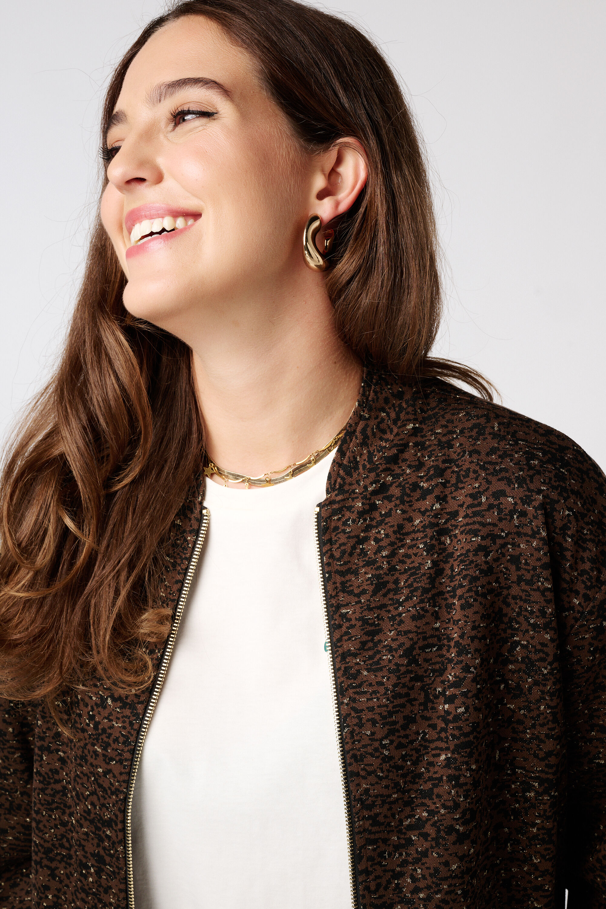 Bomberjacke mit Print image number 4