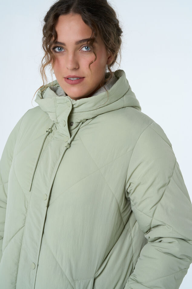 Lange Steppjacke mit Kapuze  image number 7