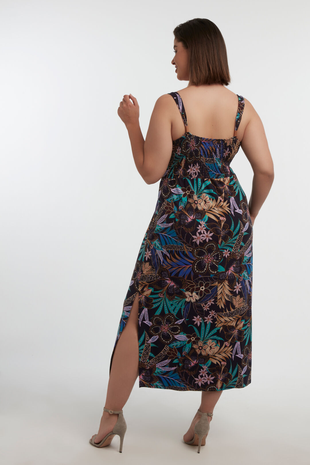 Kleid mit floralem Print image number 4