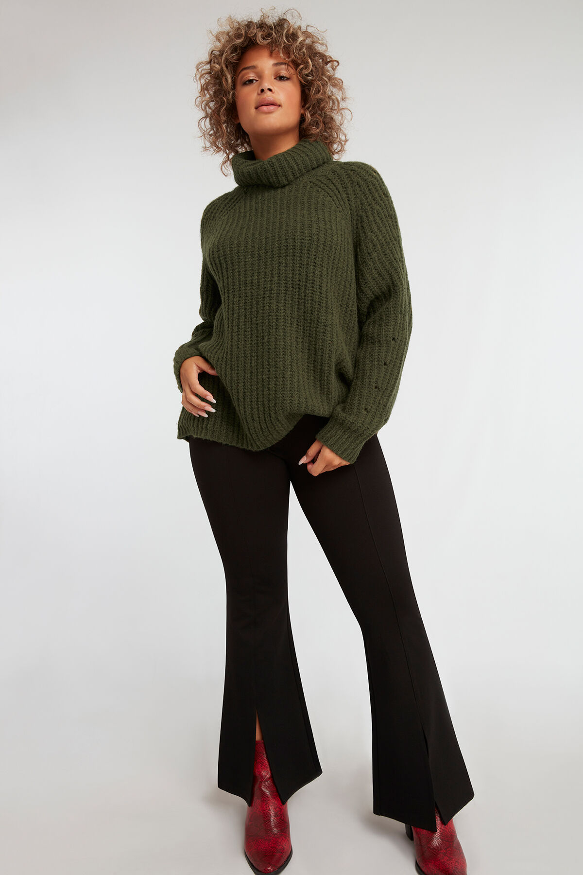 Leggings mit Schlitz auf der Vorderseite image number 3