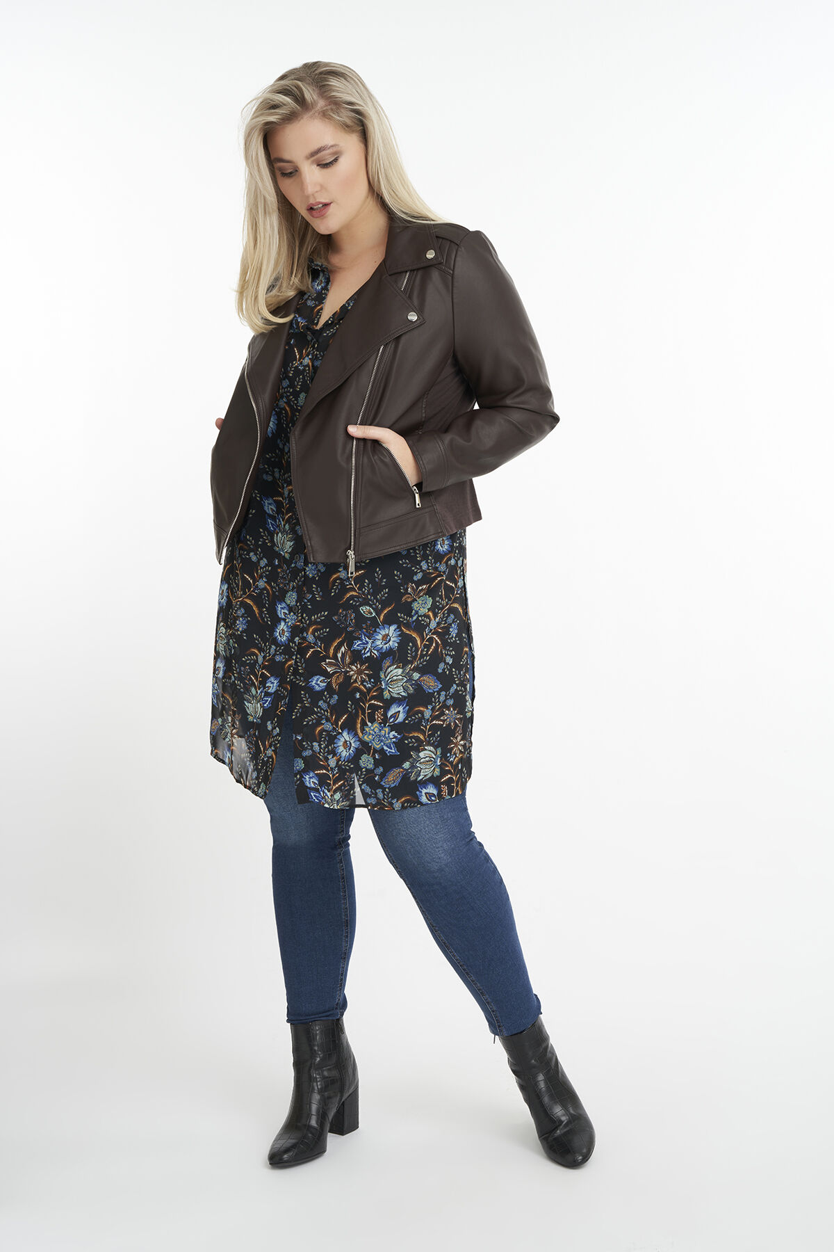 Biker-Jacke aus Kunstleder image number 5