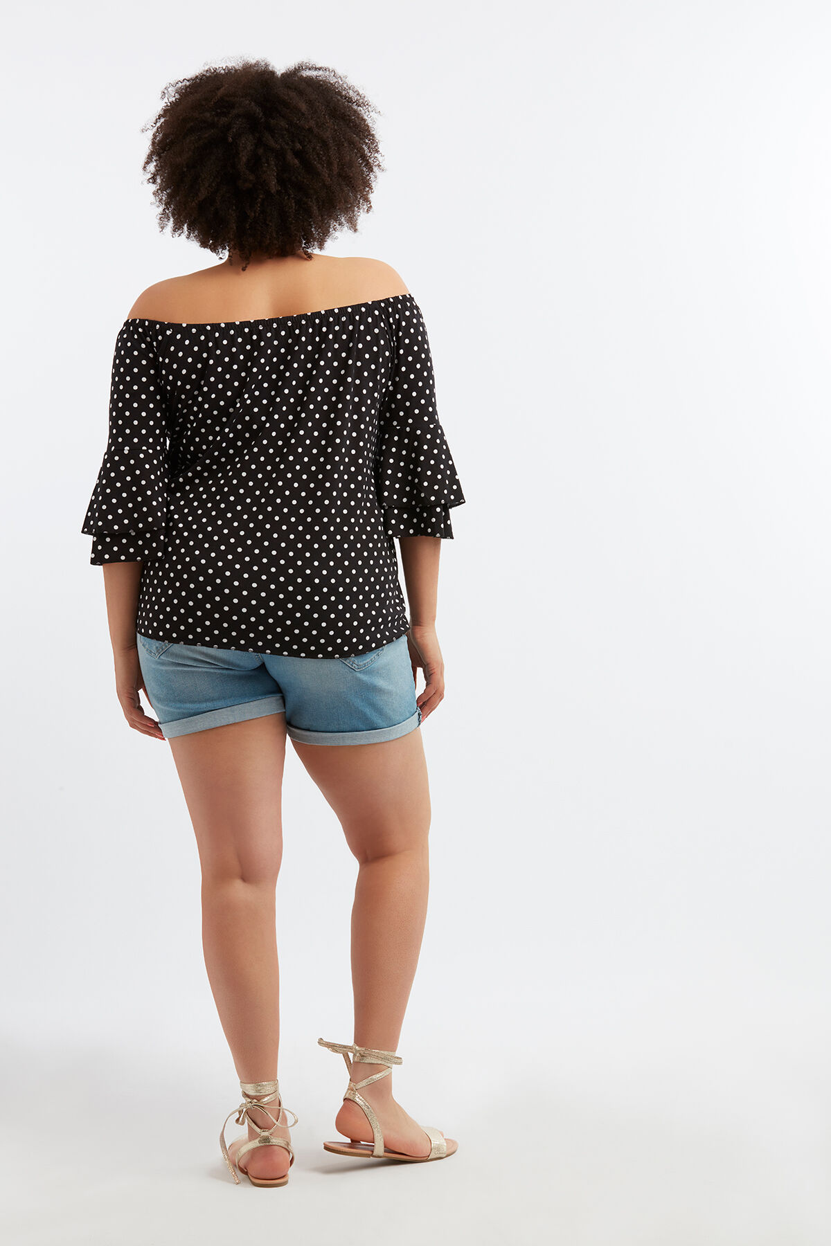 Schulterfreies Top image number 6