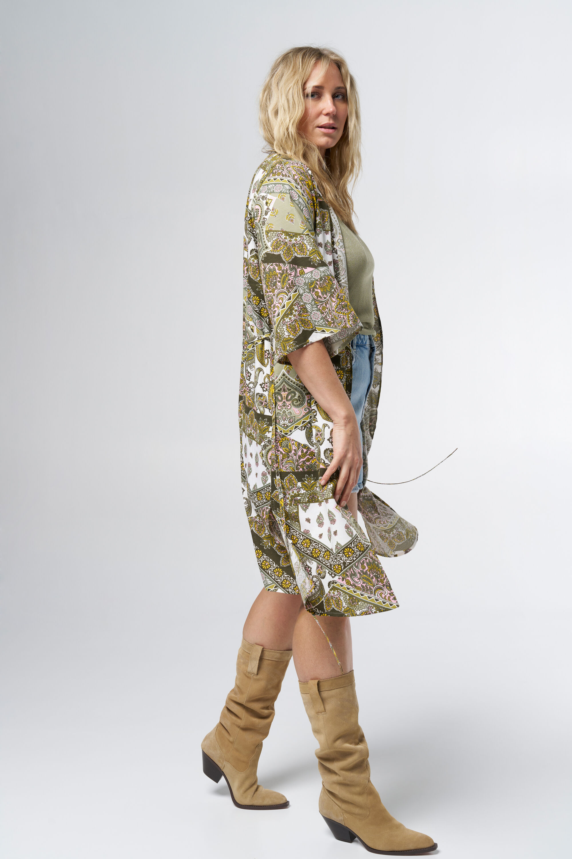 Kimono mit Aufdruck image number 5