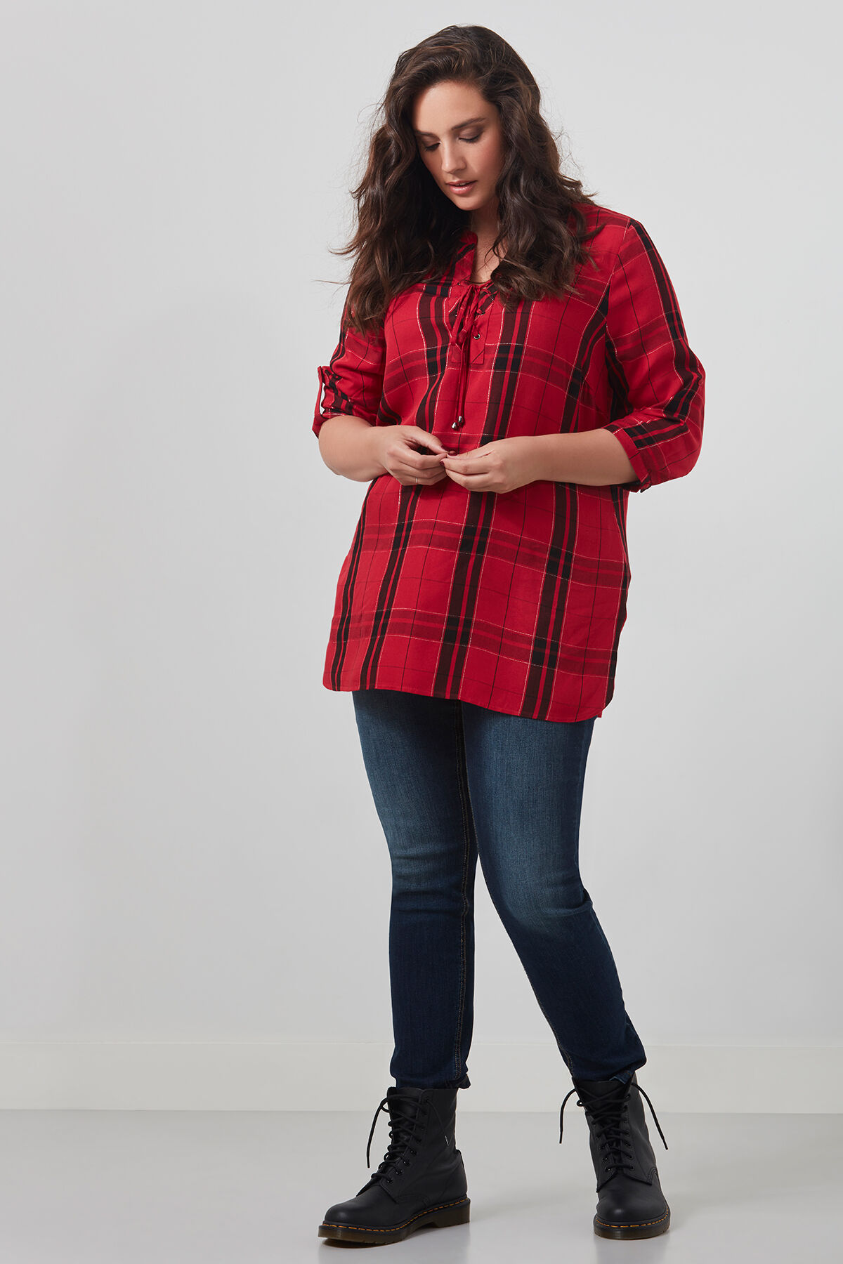 Karierte Bluse image number 3