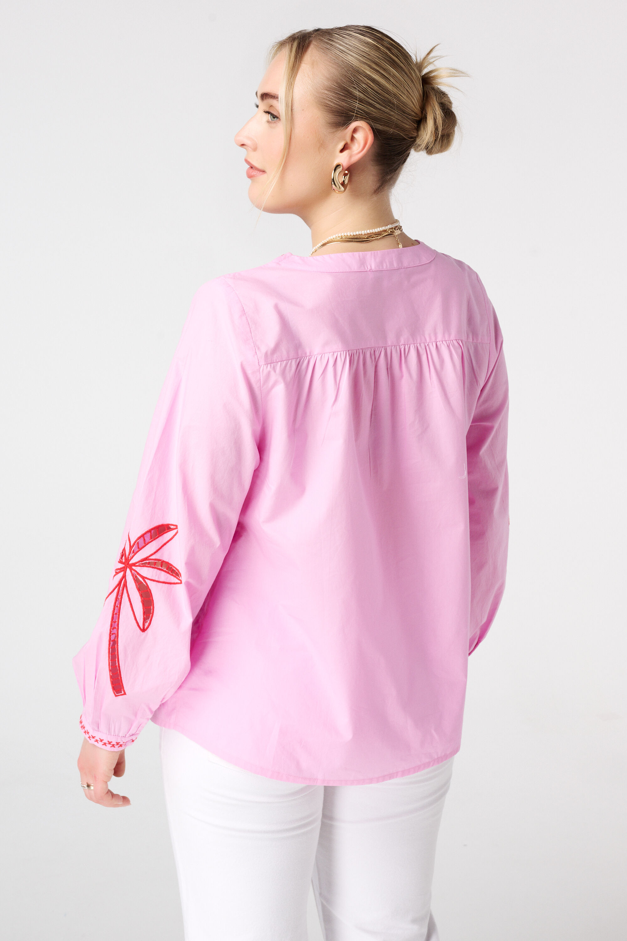 Bluse mit Broderie image number 3