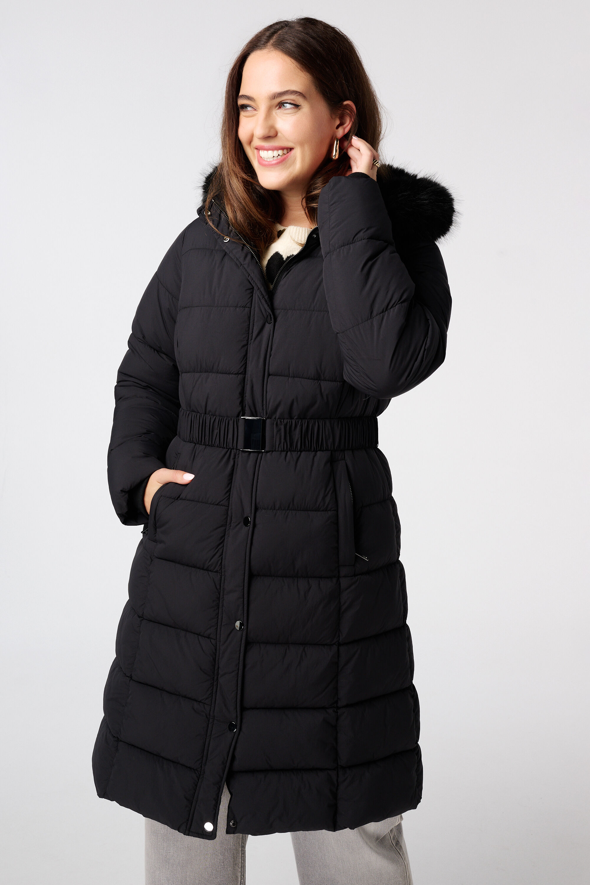 Jacke mit G&uuml;rtel image number 5