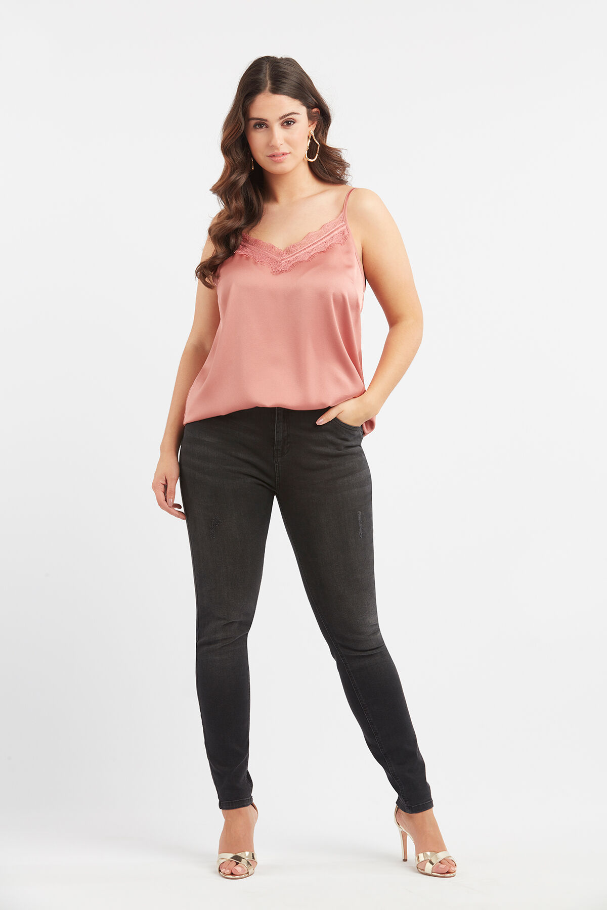 Satin-Bluse image number 5