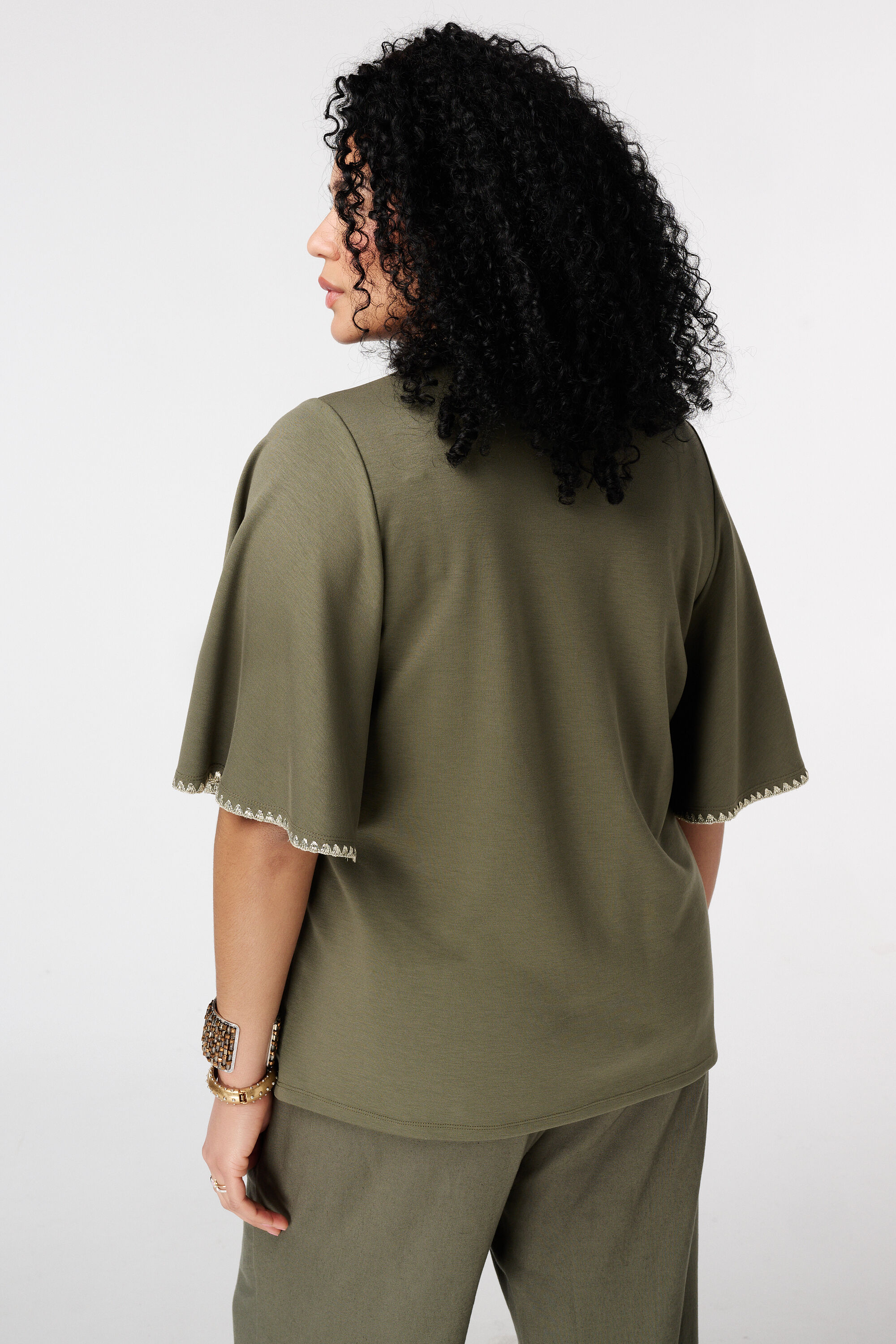 T-Shirt mit Schmetterlings&auml;rmeln image number 3