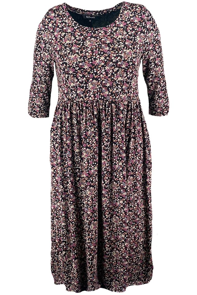 Langes Kleid mit Print  image number 1