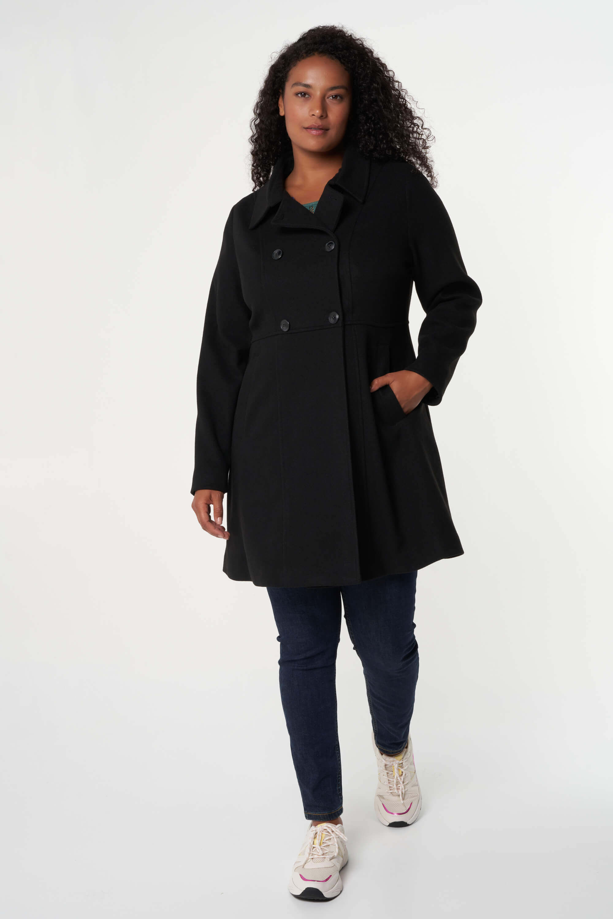Mantel mit Doppelverschluss image number 5