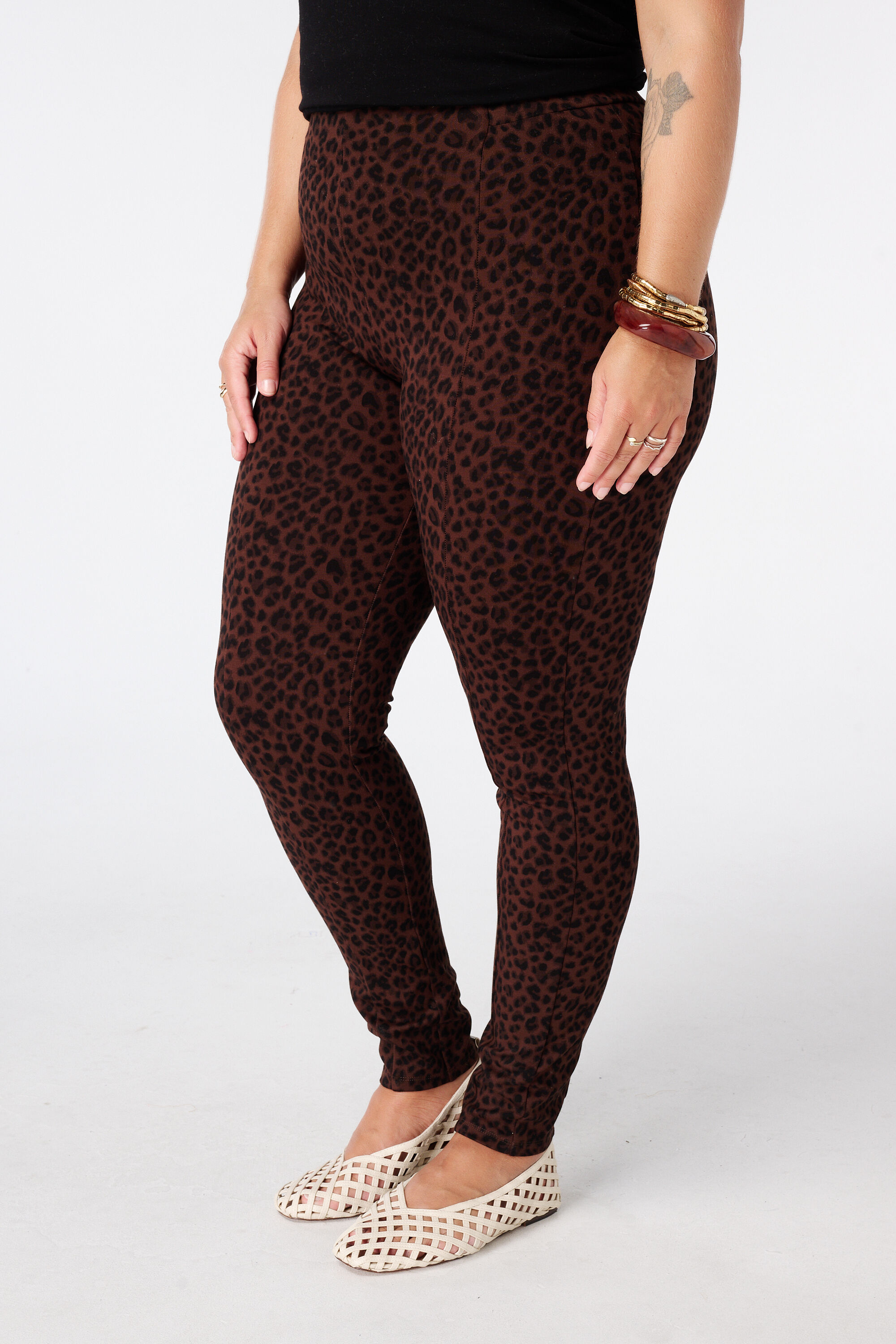 Leggings mit Animalprint image number 5