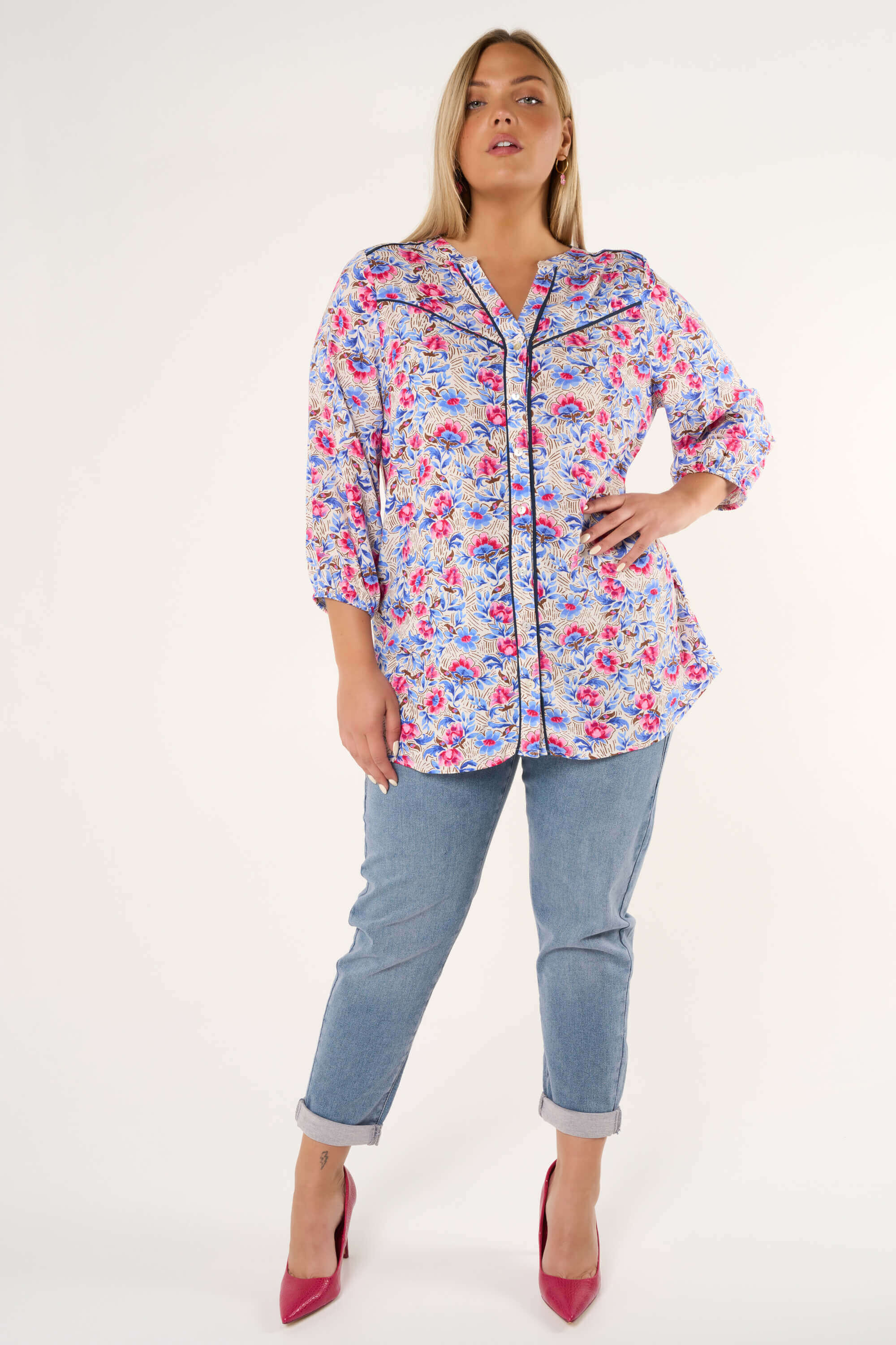 Bluse mit Ballon&auml;rmeln image number 6