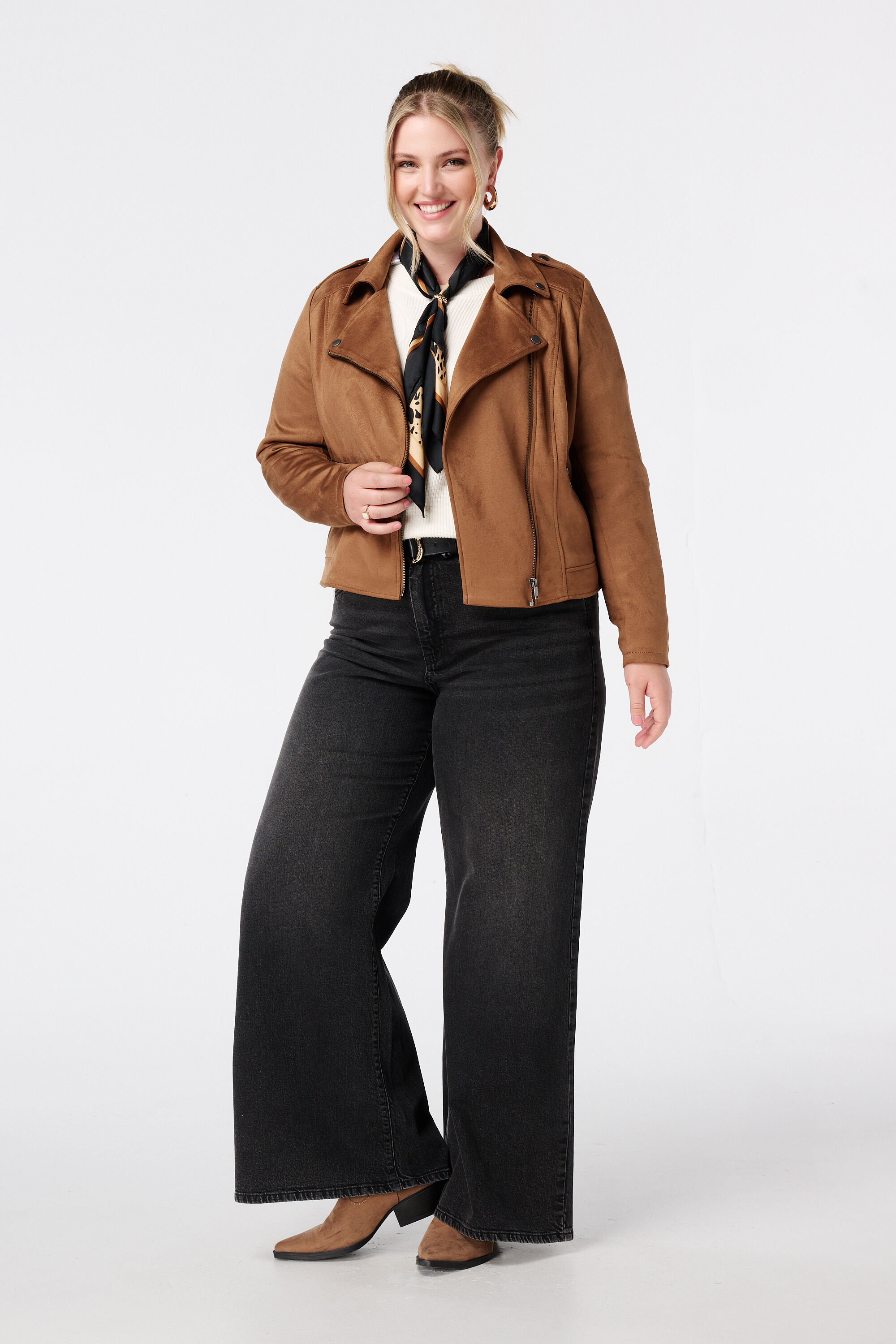 Bikerjacke aus Kunstwildleder image number 5