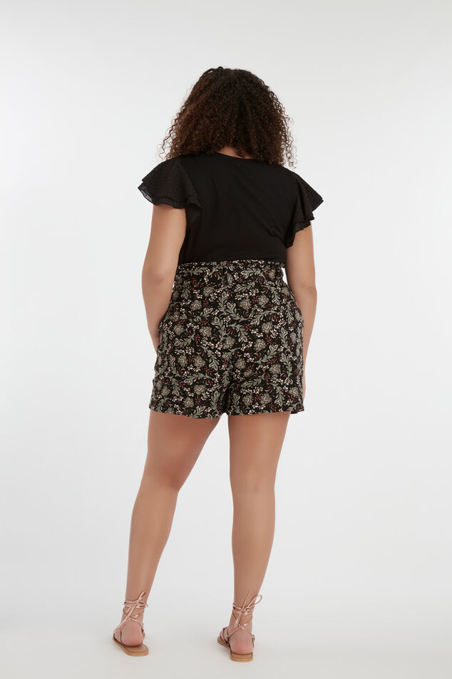 Viskose-Shorts mit Print image number 3