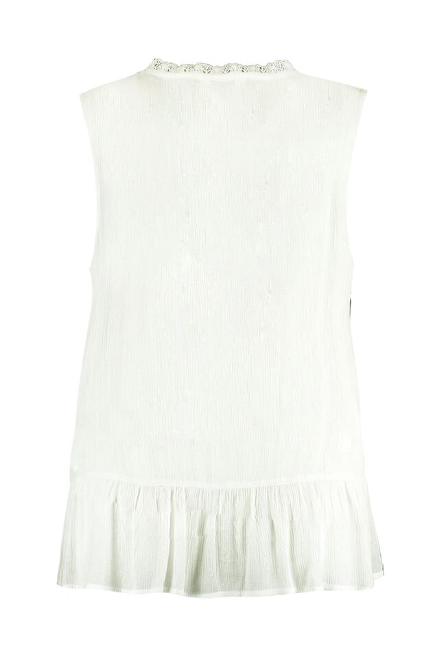 Ärmellose Spitzen-Bluse image number 2