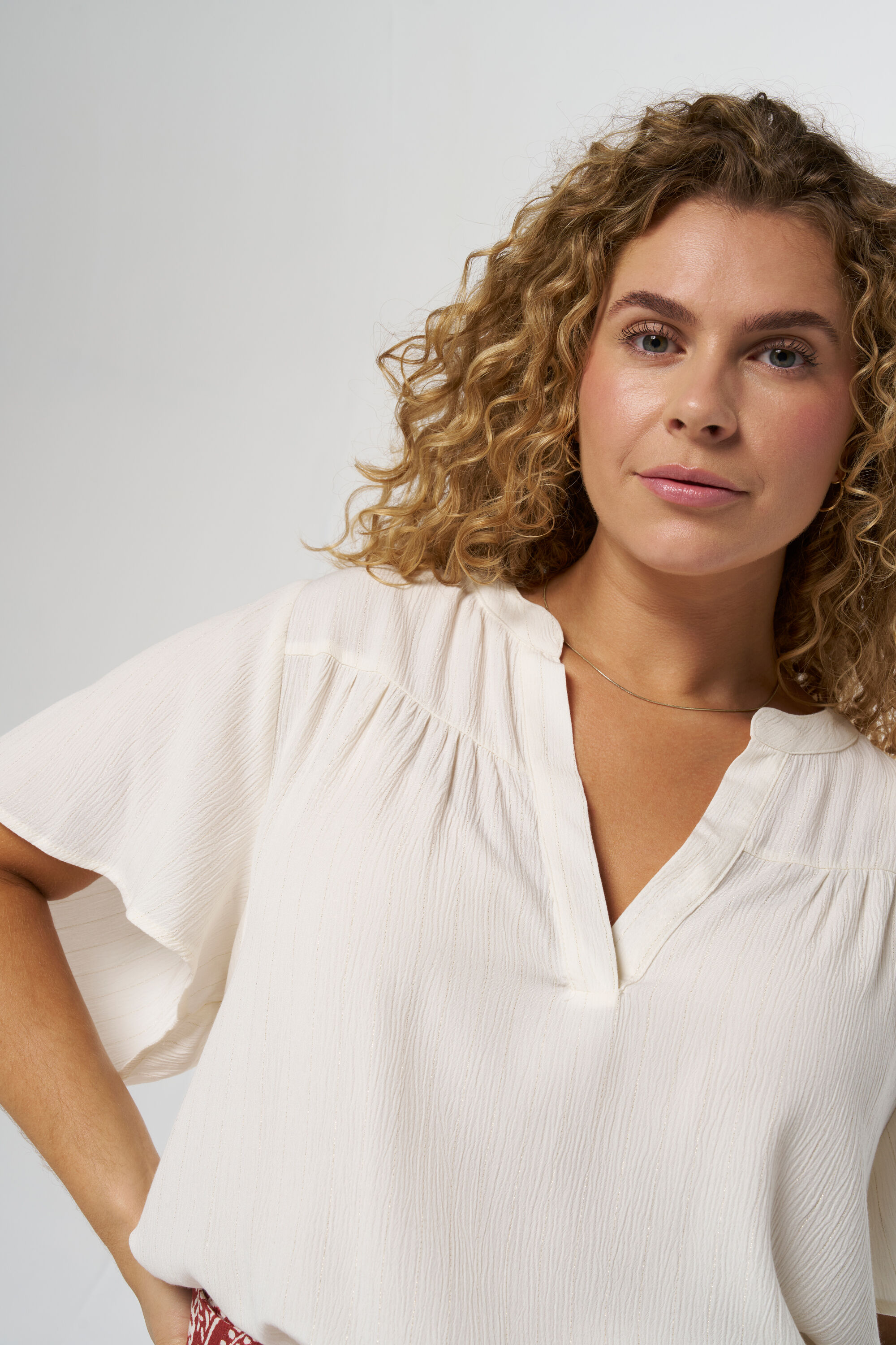 Bluse mit Schmetterlings&auml;rmeln image number 4