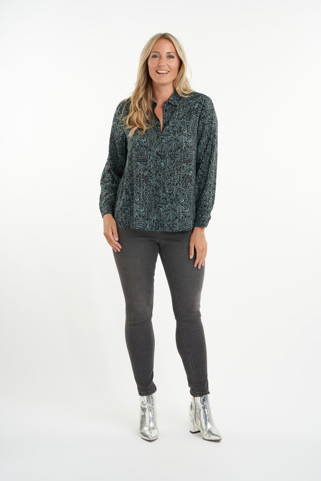 Bluse mit Print image number 5