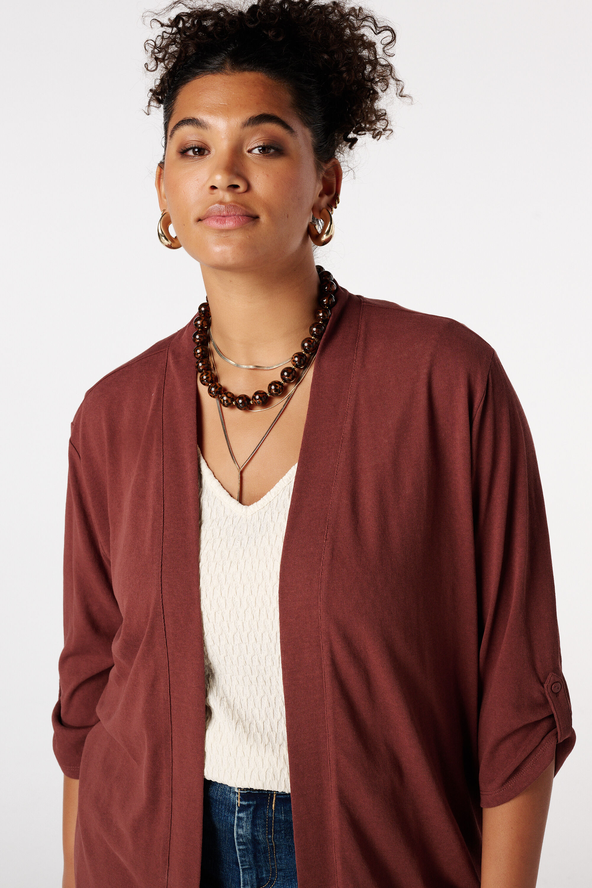 Offene Strickjacke image number 4