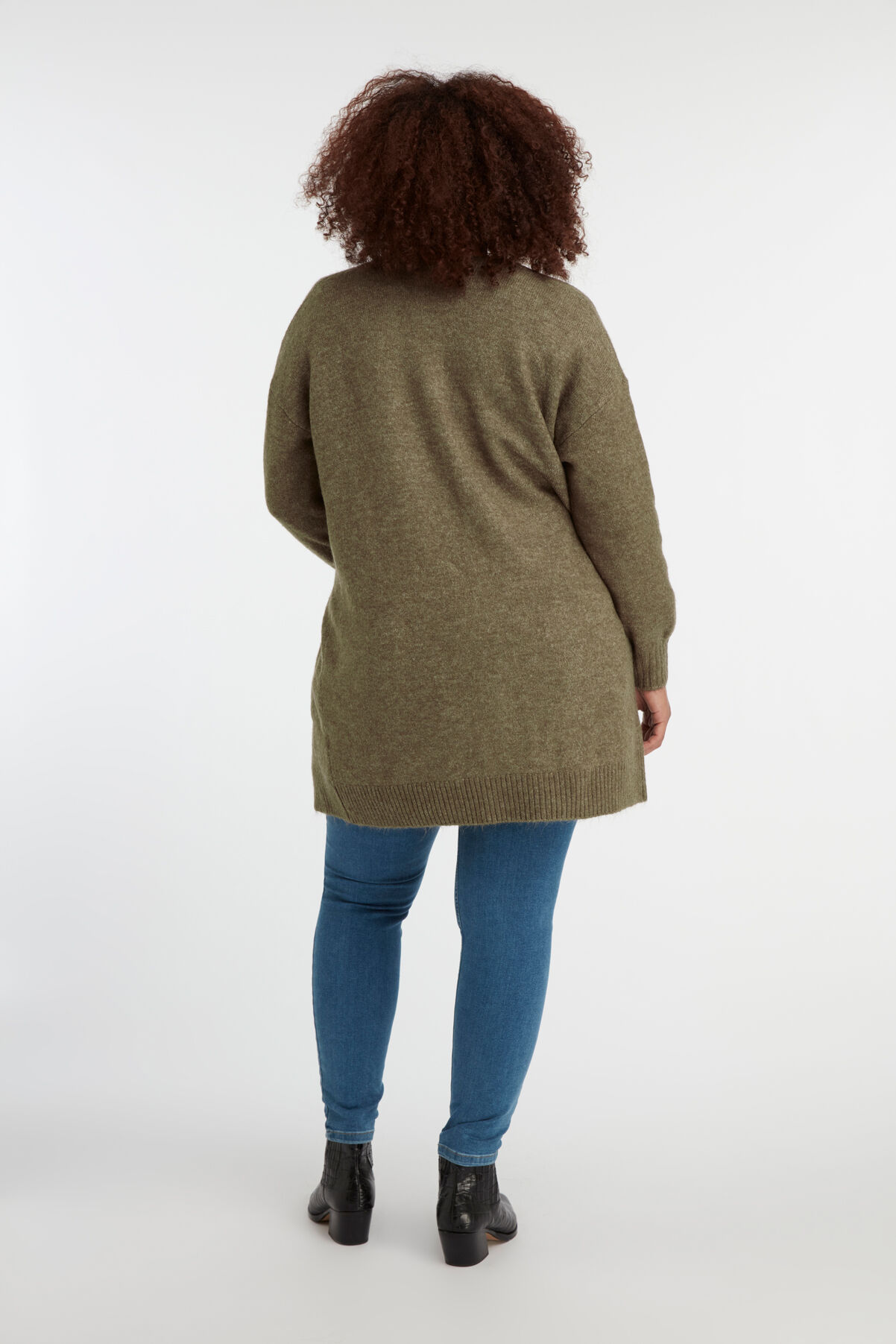 Langer offener Cardigan image number 3