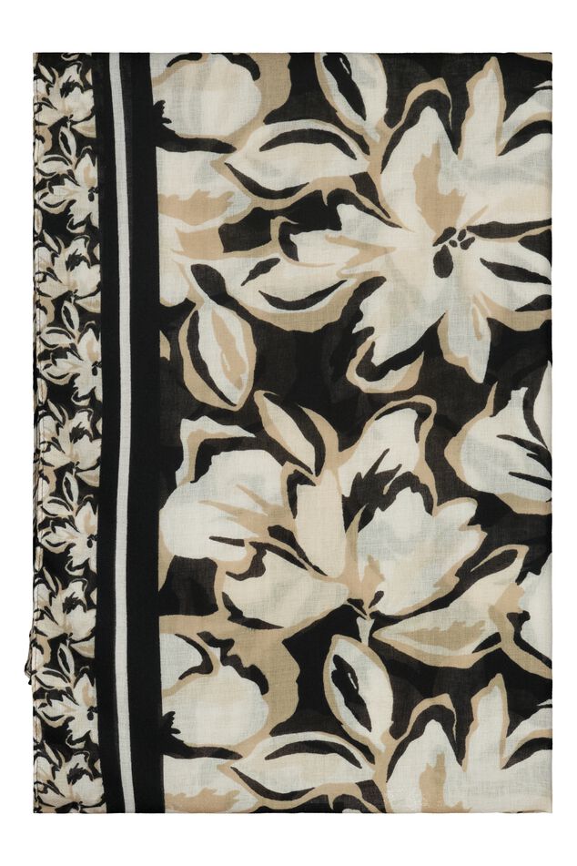 Schal mit Blumen-Print image number 1