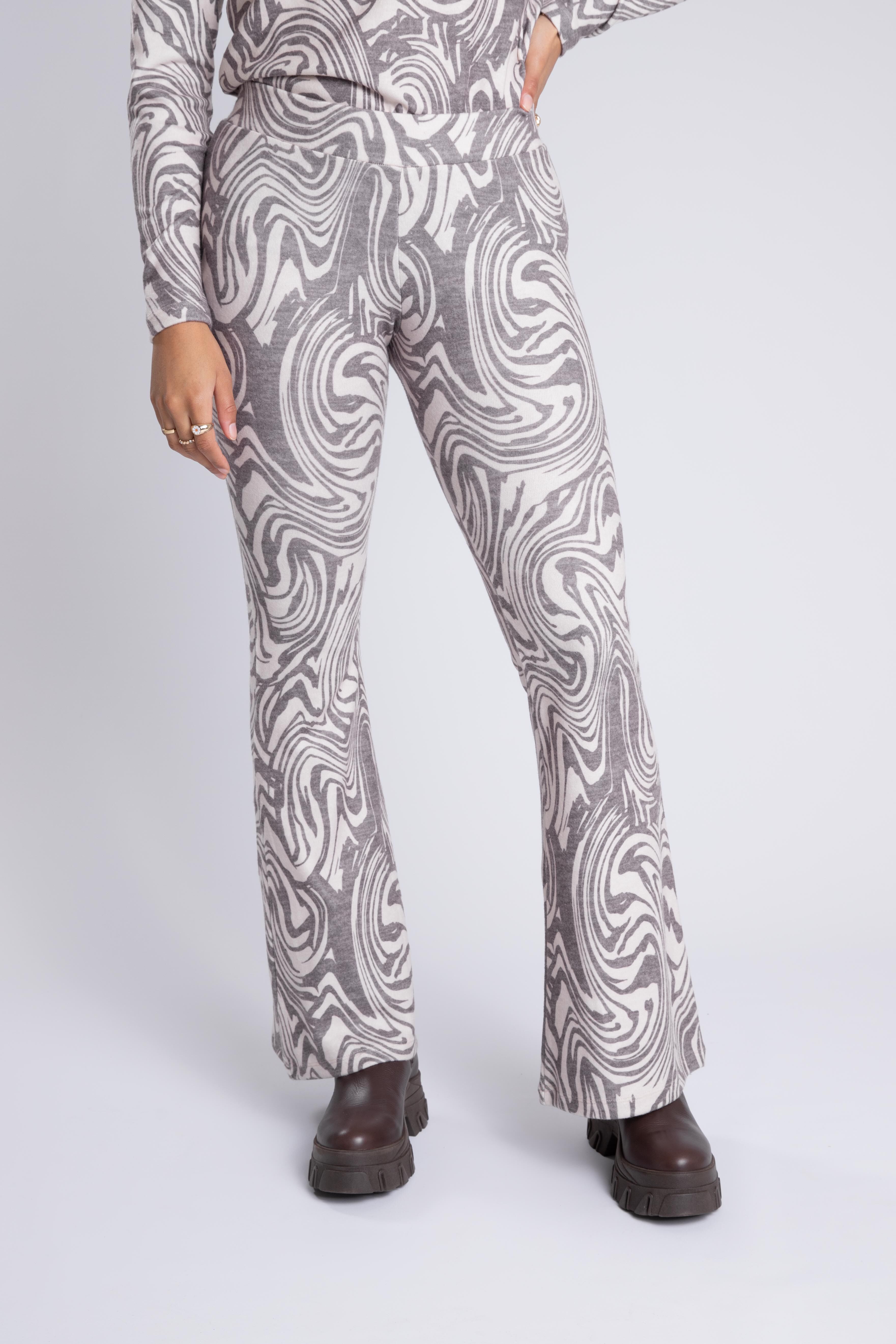 Ausgestellte Leggings mit Print  image number 4