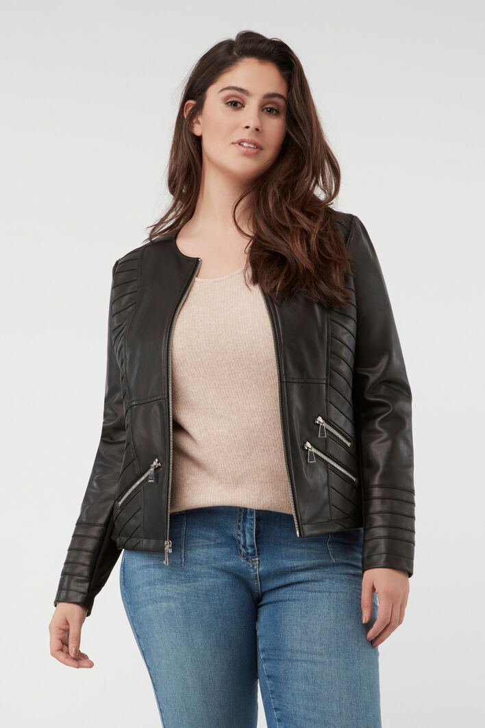 PU-Kunstlederjacke image number 5