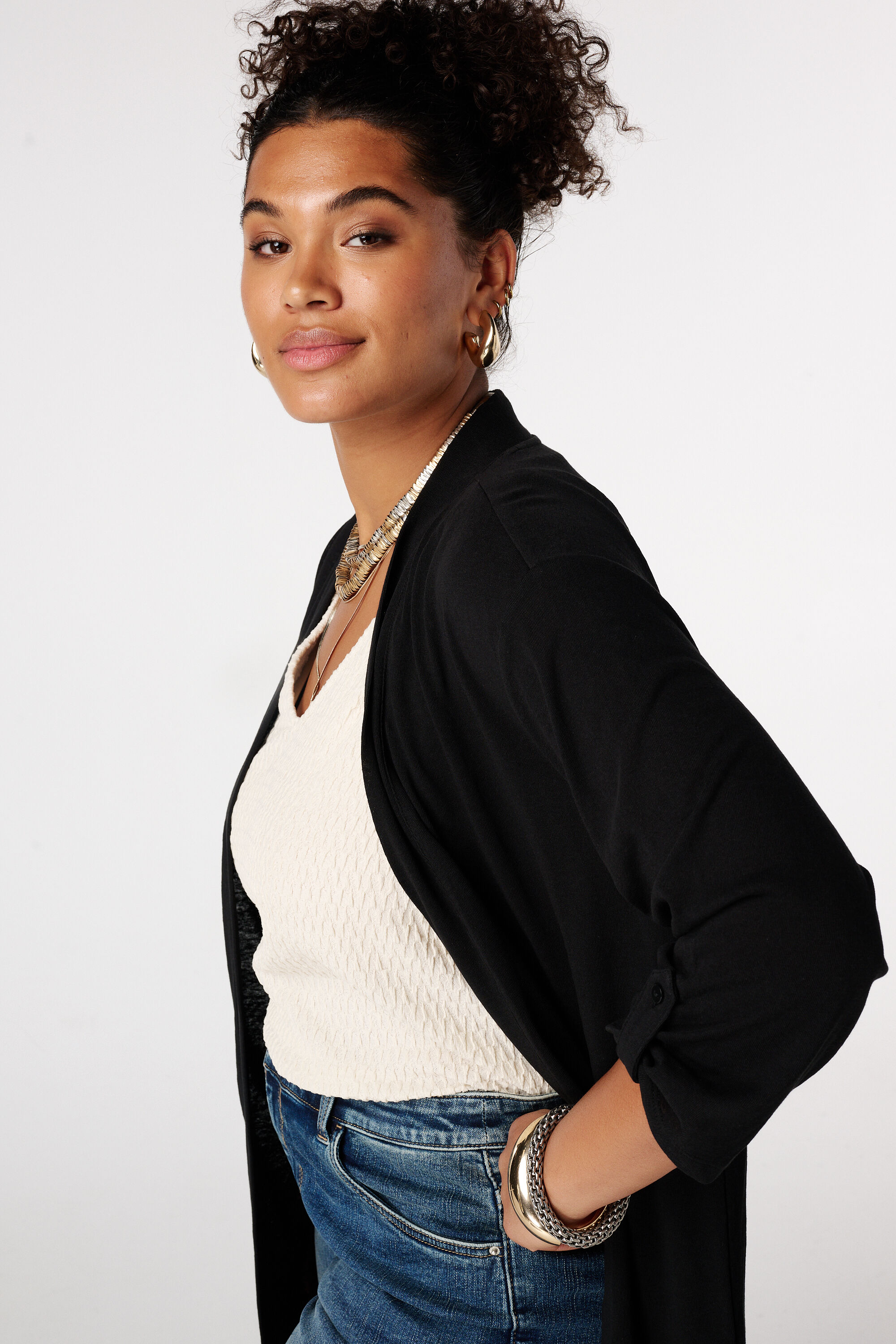 Offene Strickjacke image number 4