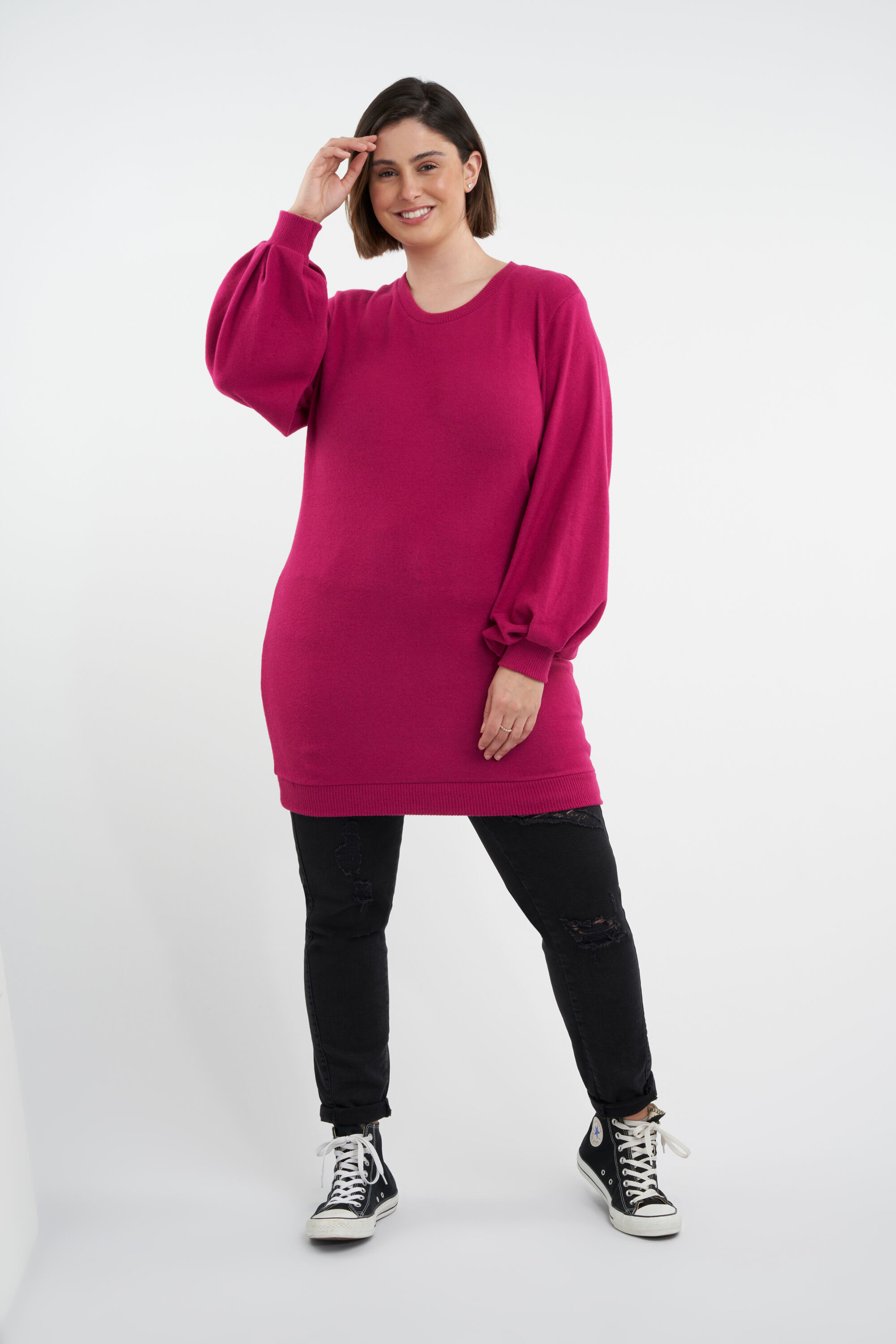 Langer Pullover  image number 5
