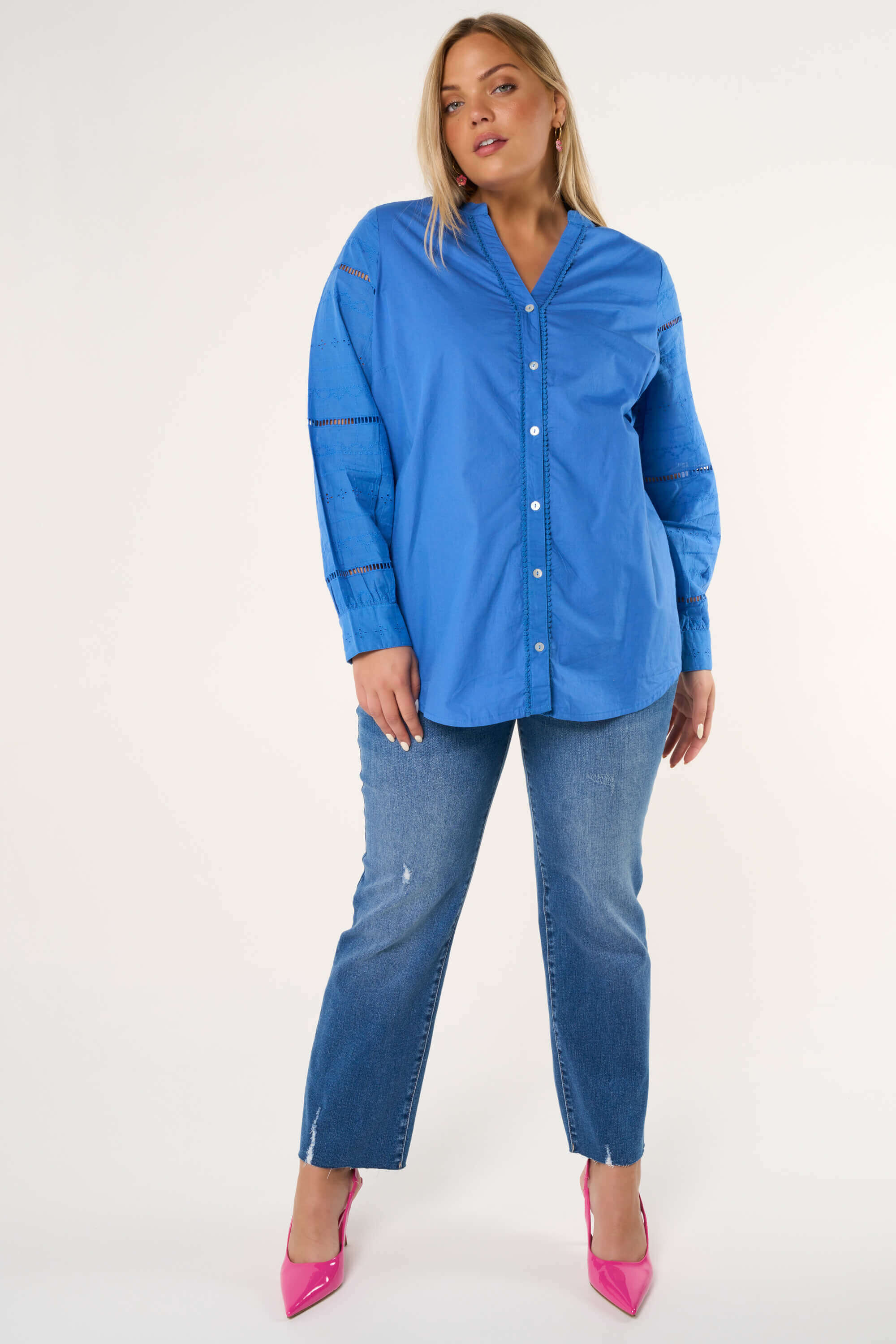 Bestickte Bluse  image number 6