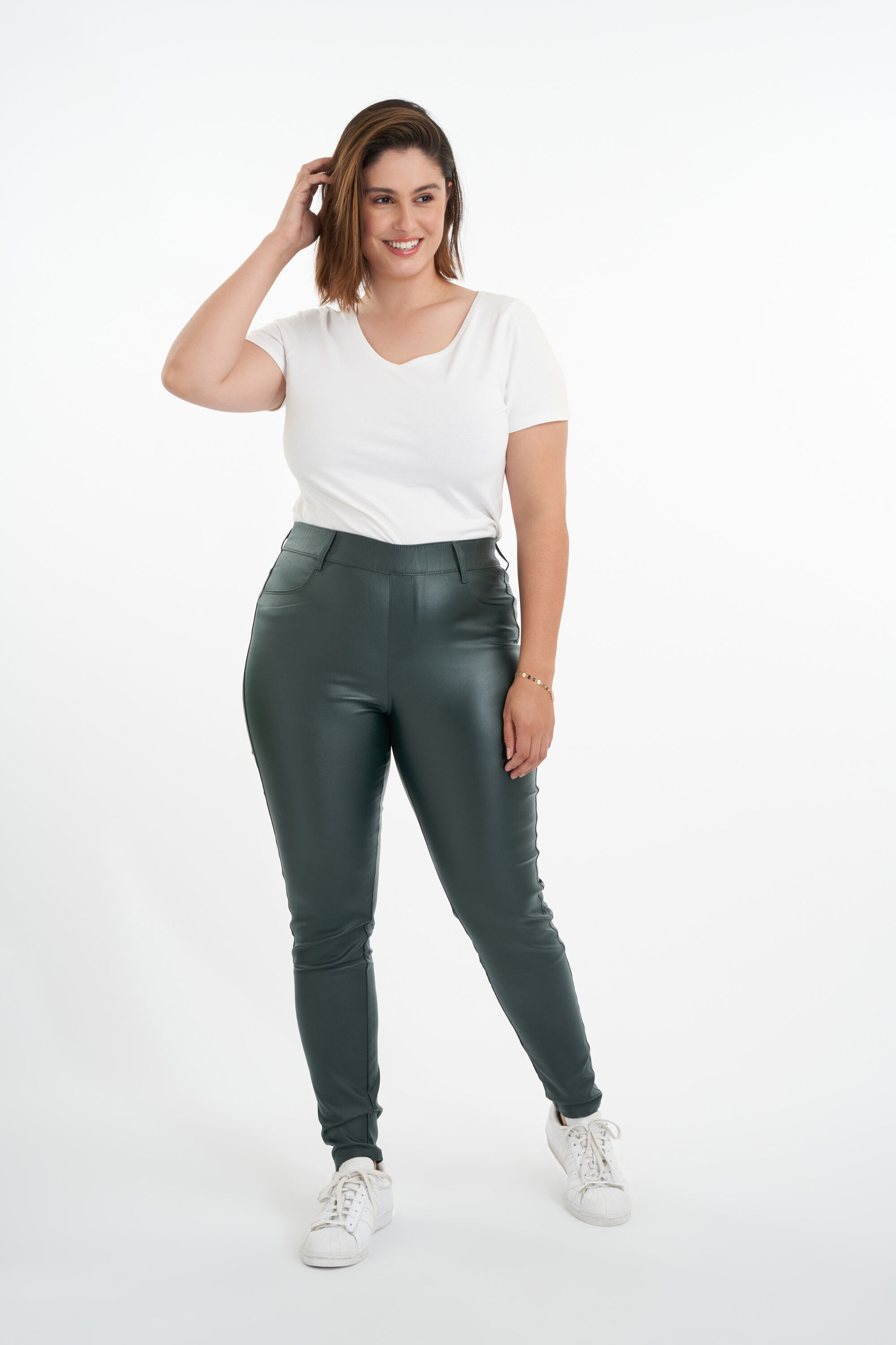 Slim fit 32 inch tregging POPPY  image number 6