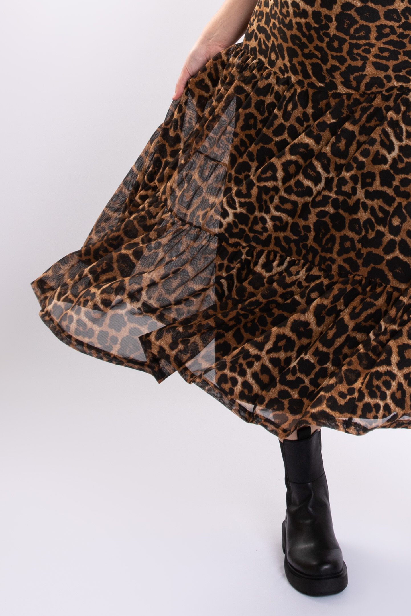 Langer Rock mit Print image number 5