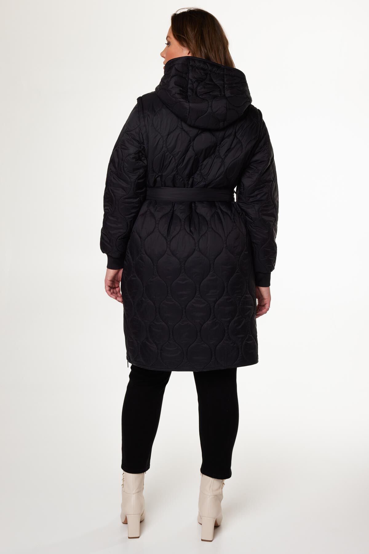 Gesteppte Jacke mit abnehmbaren &Auml;rmeln image number 3