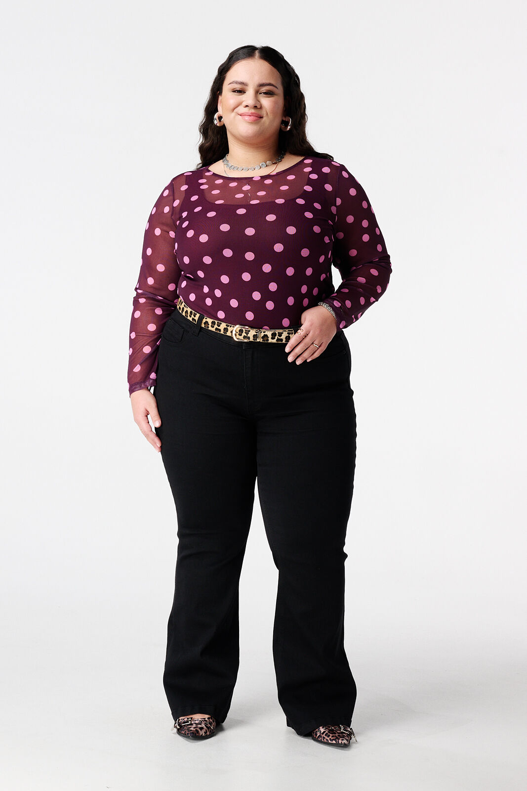 Flared-Leg-Jeans JASMIN