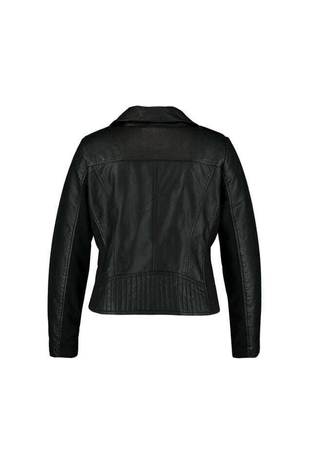 Biker-Jacke aus Kunstleder image number 3
