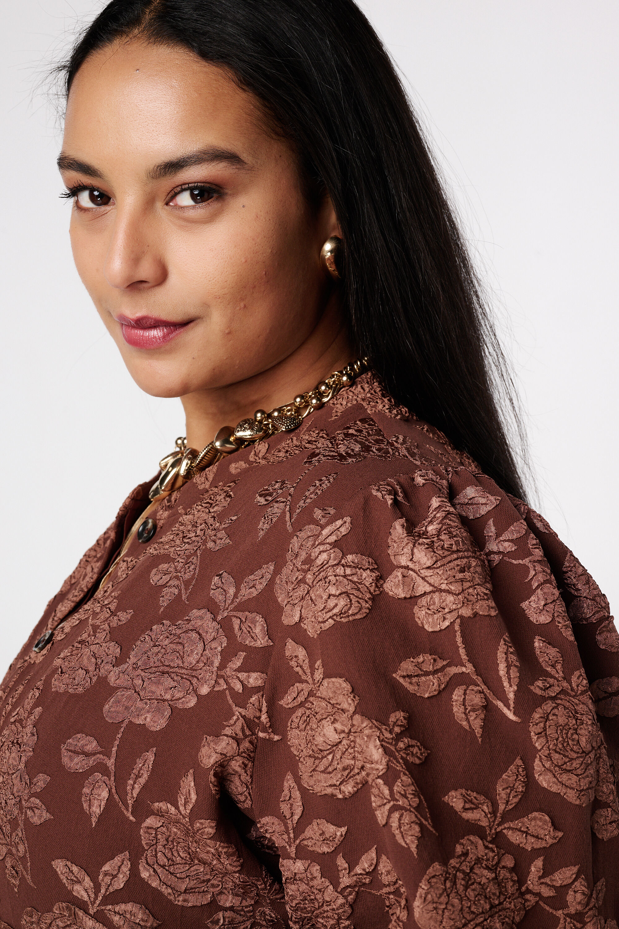 Bomberjacke mit 3D-Blumenprint image number 4