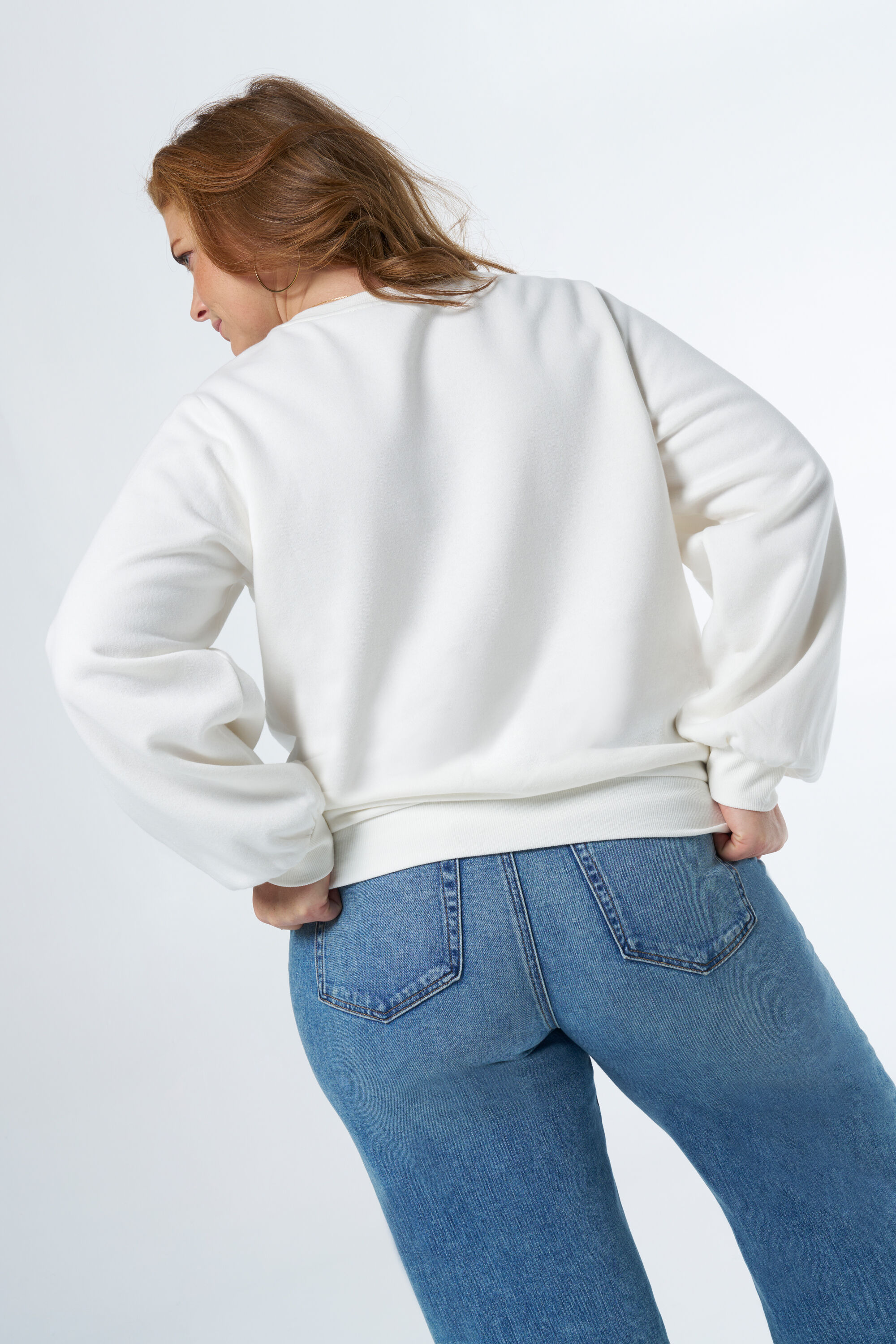 Pullover mit Text-Print image number 3