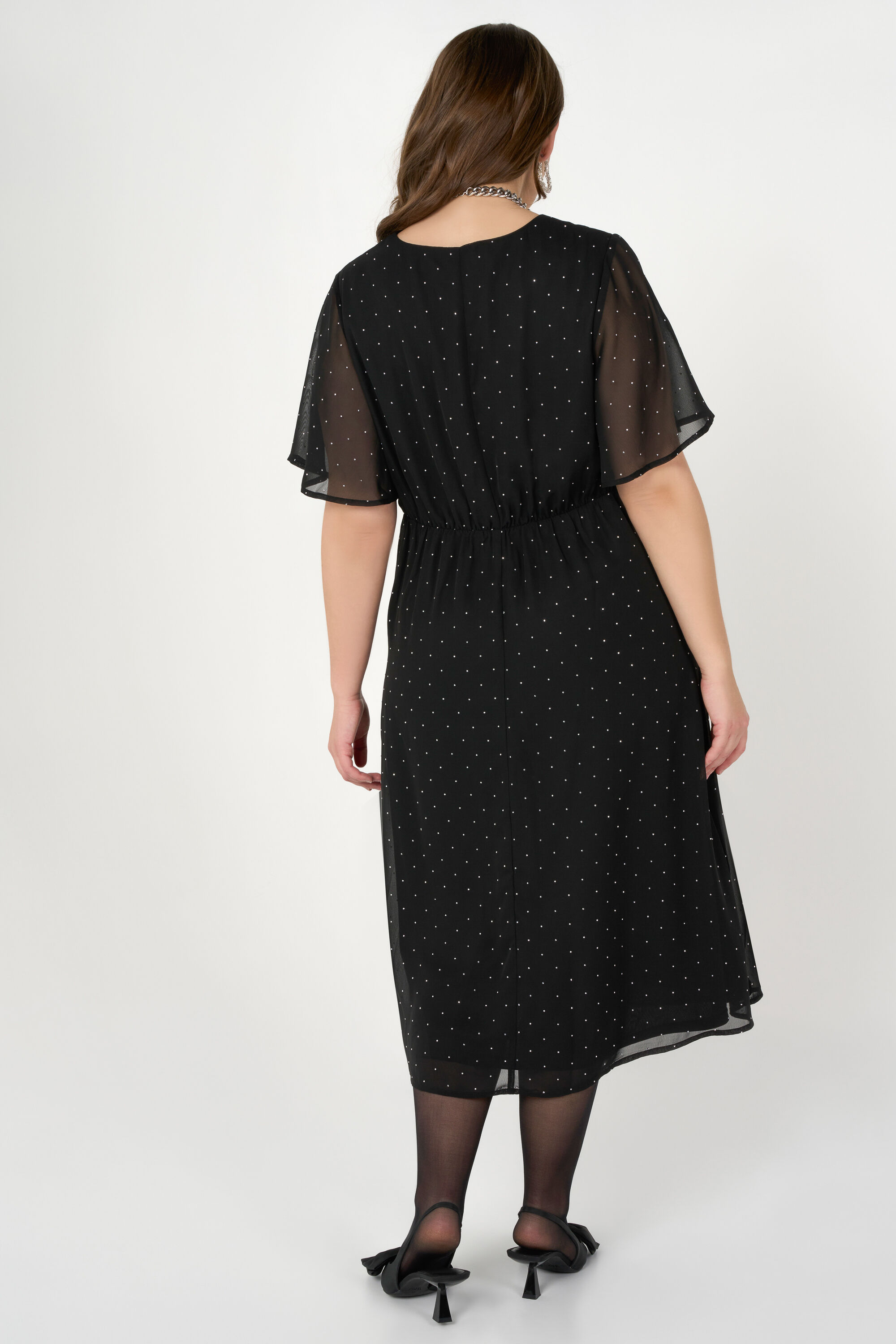 Maxikleid mit silbernen Akzenten  image number 3