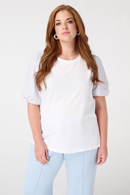 T-Shirt mit Puffärmeln T-Shirt mit Puffärmeln