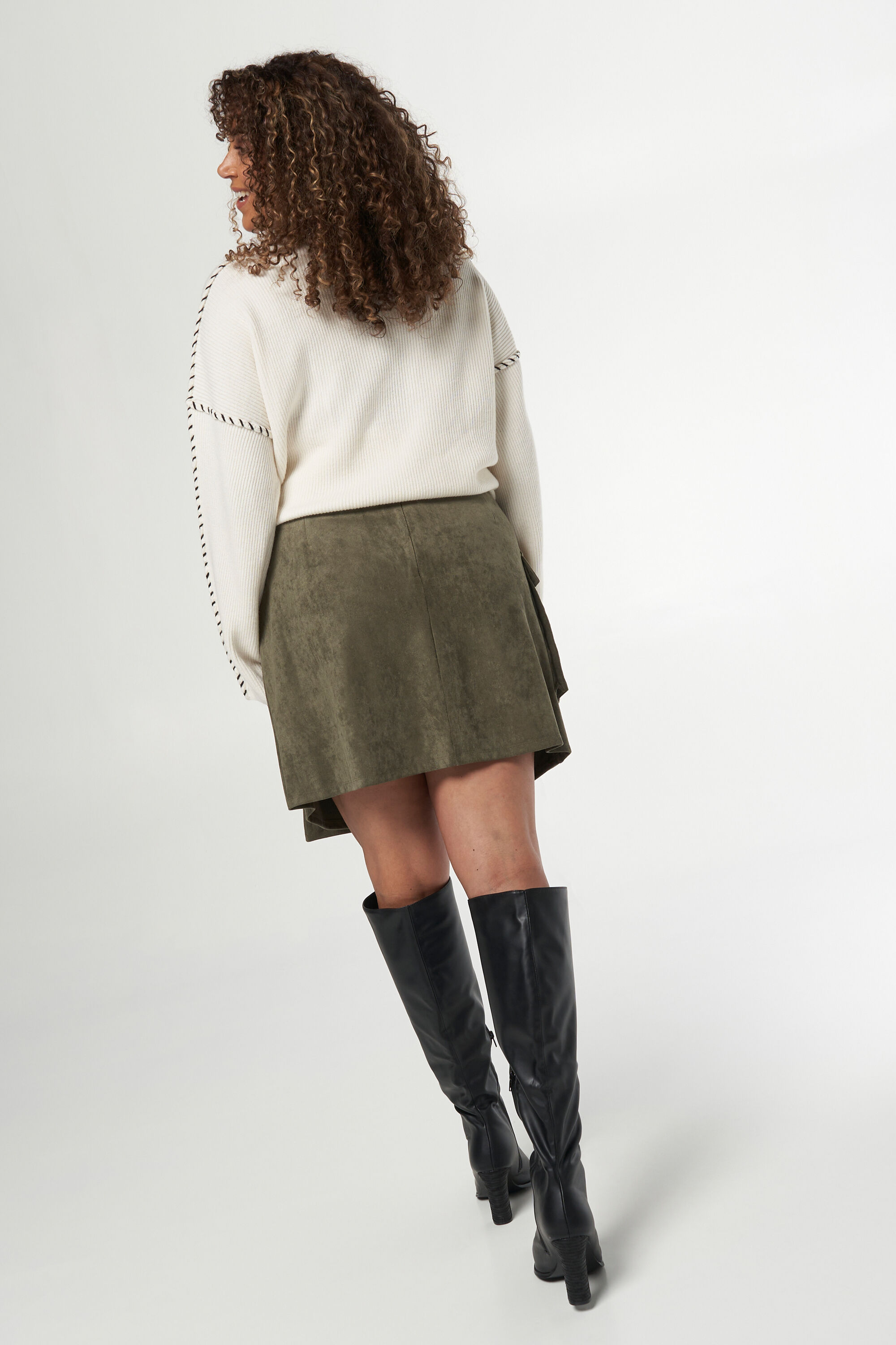 Pullover mit Steppn&auml;hten image number 3