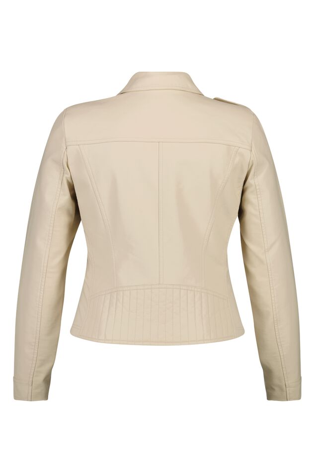 Biker-Jacke aus Kunstleder image number 2