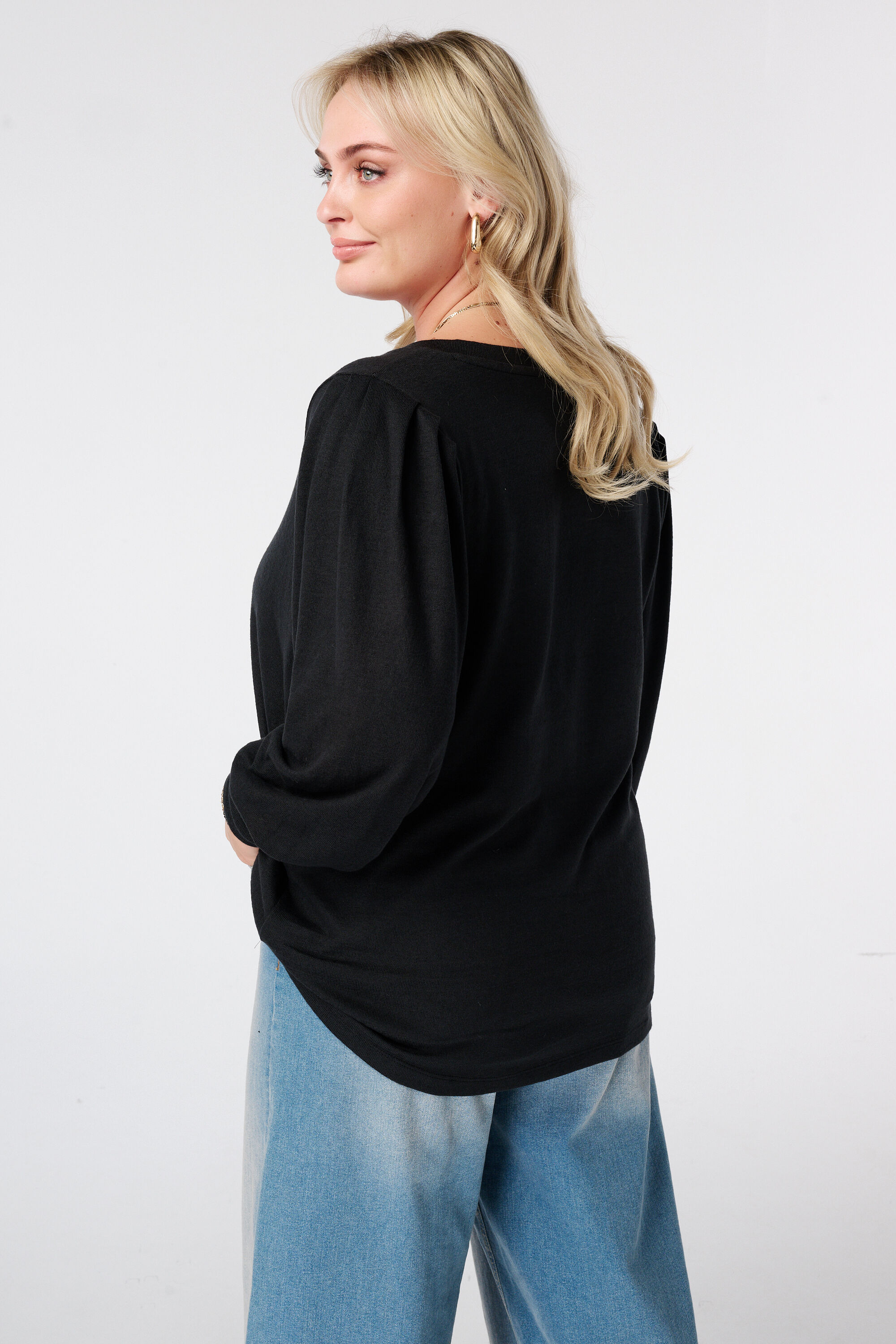 Sweatshirt mit Puff&auml;rmeln image number 3