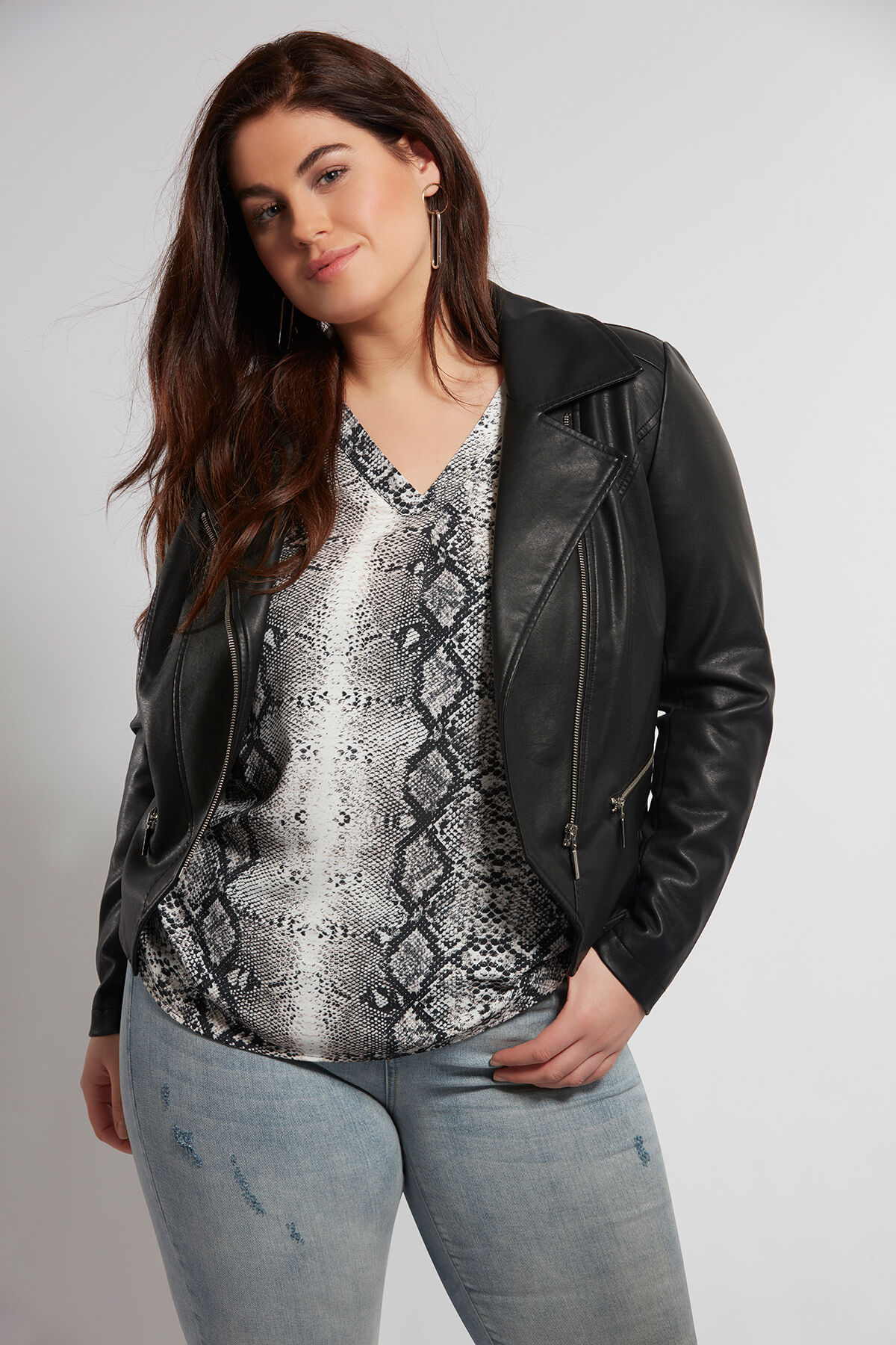 Bluse mit Schlangen-Print   image number 5